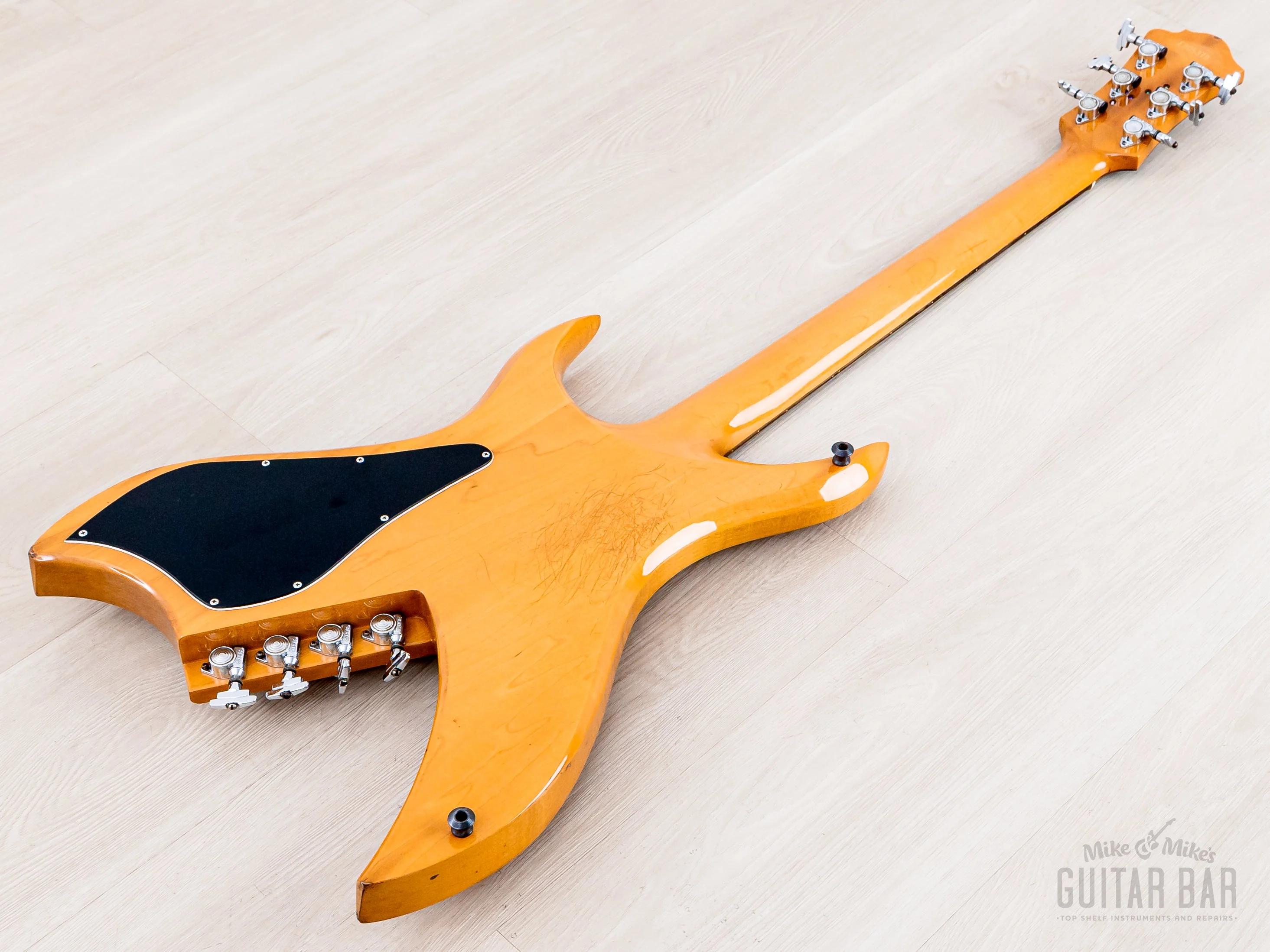 1980 Greco BB-1800 Bich Vintage 10-String Neck Through Guitar Natural 100% Original, Japan - Image 13