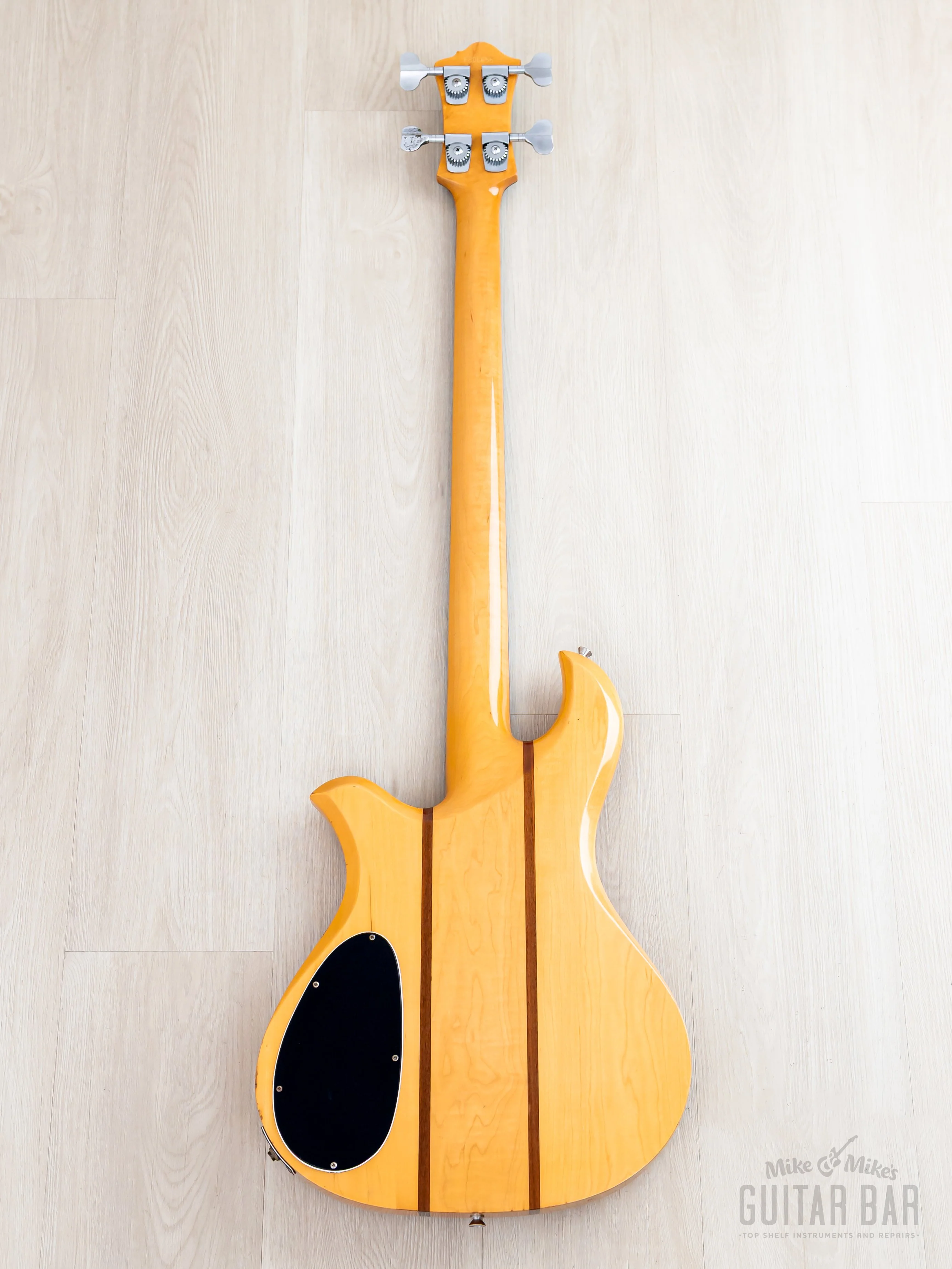 1980 Greco BEB-1200 Eagle Vintage Neck Through Bass Natural w/ Active Preamp & DiMarzio, Japan Fujigen - Image 3