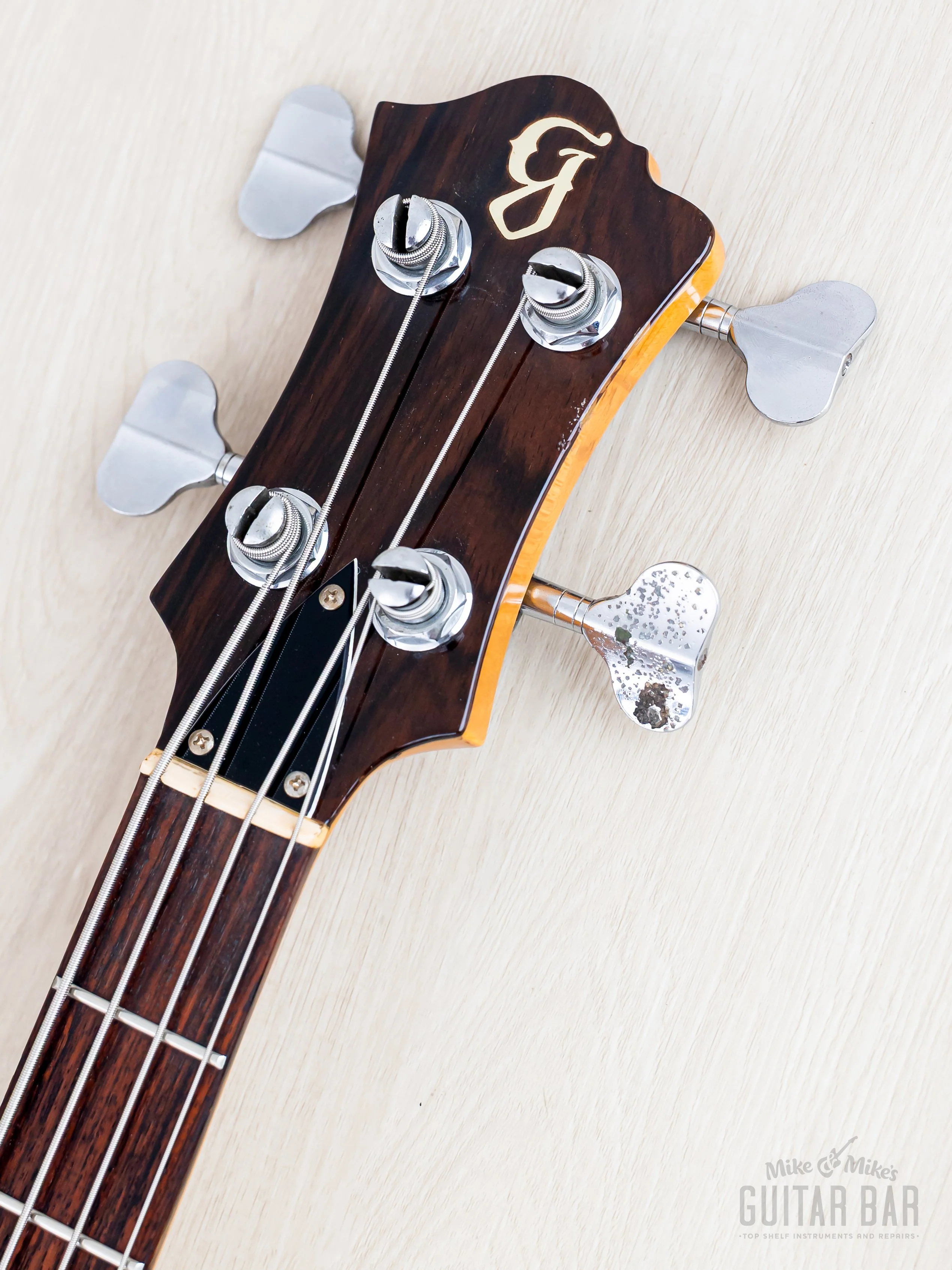 1980 Greco BEB-1200 Eagle Vintage Neck Through Bass Natural w/ Active Preamp & DiMarzio, Japan Fujigen - Image 4