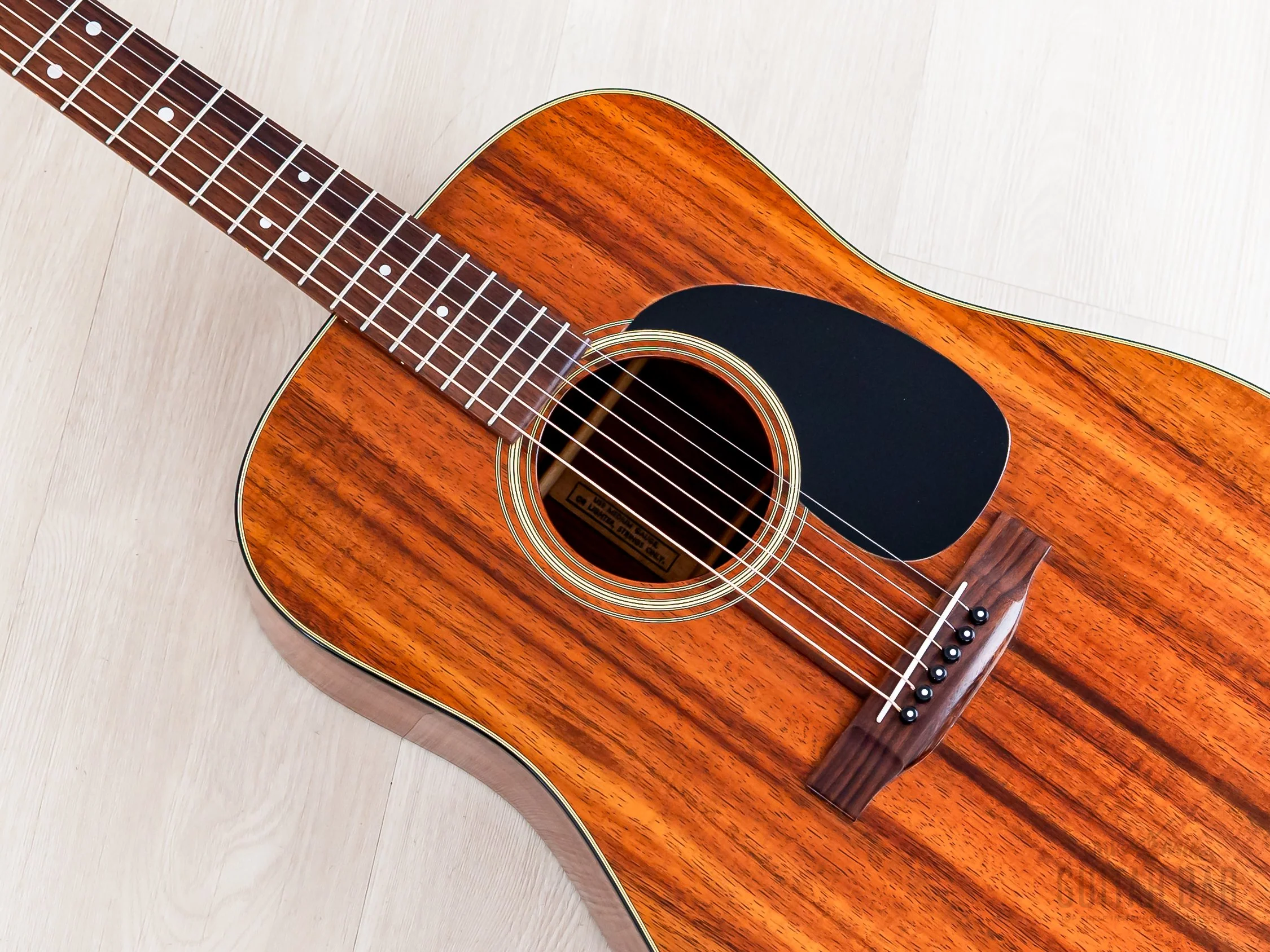 1980 Martin D-25 K2 Koa Vintage Dreadnought Acoustic Guitar, Near-Mint w/ Case - Image 9