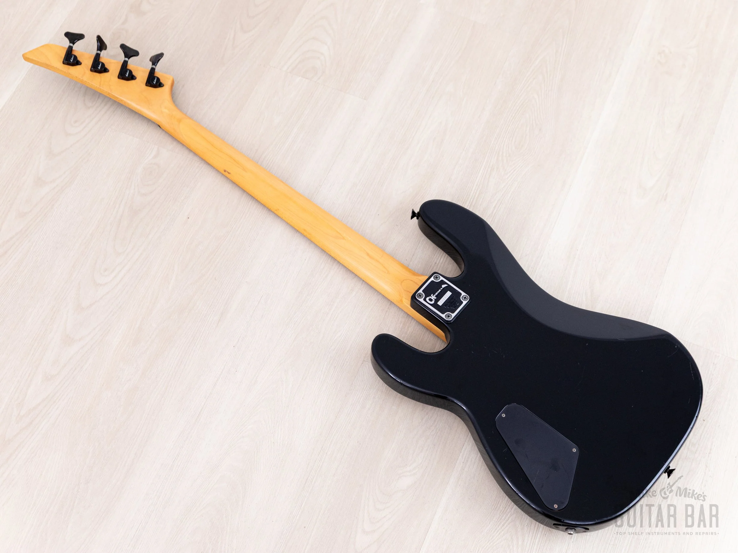 1980s Charvel by Jackson 1B Vintage Bass Black, Japan - Image 11