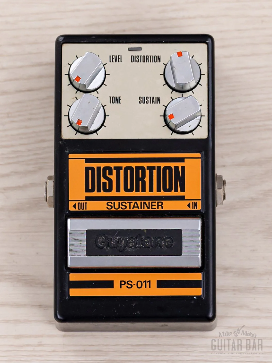 1980s Guyatone PS-011 Distortion Sustainer Vintage Effects Pedal, Near-Mint w/ Box & Paperwork, Japan - Image 2