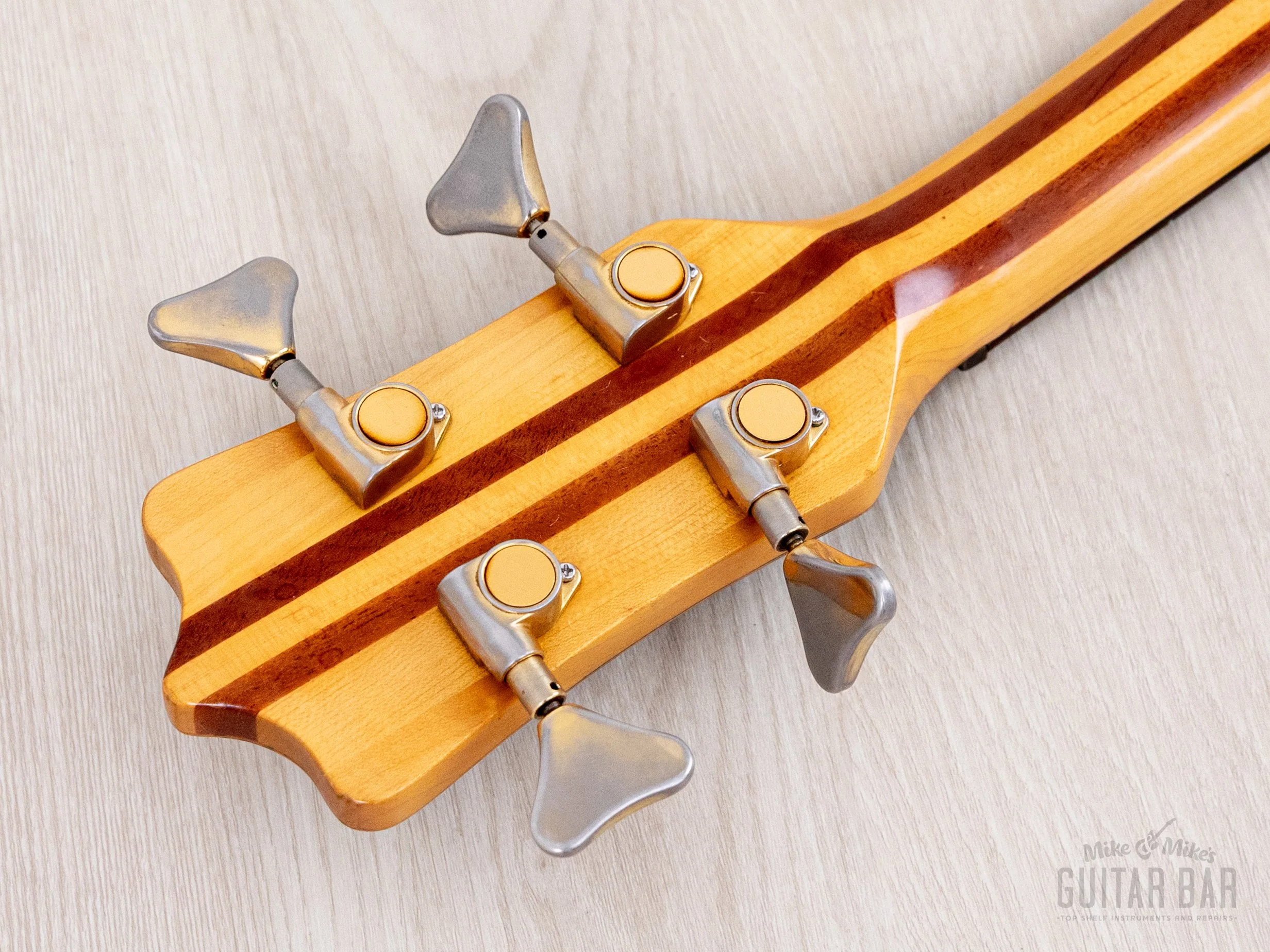 1980s Kawai FIIB Vintage Neck Through Bass Guitar w/ Active Electronics & Case, Japan - Image 4