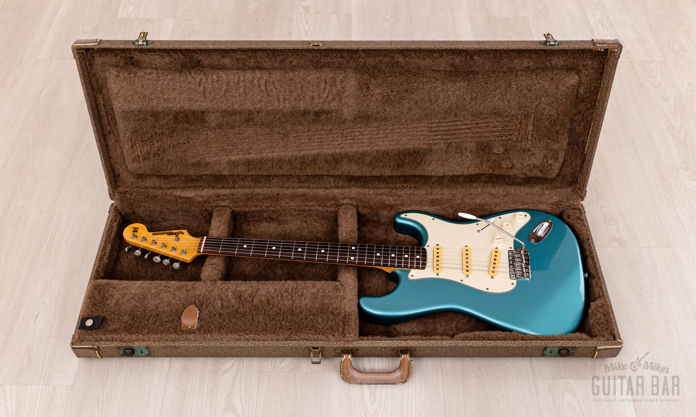 1980s PGM Moon ST-248 S-Style Guitar Lake Placid Blue w/ Seymour Duncan SSL-1 & Case, Japan - Image 20