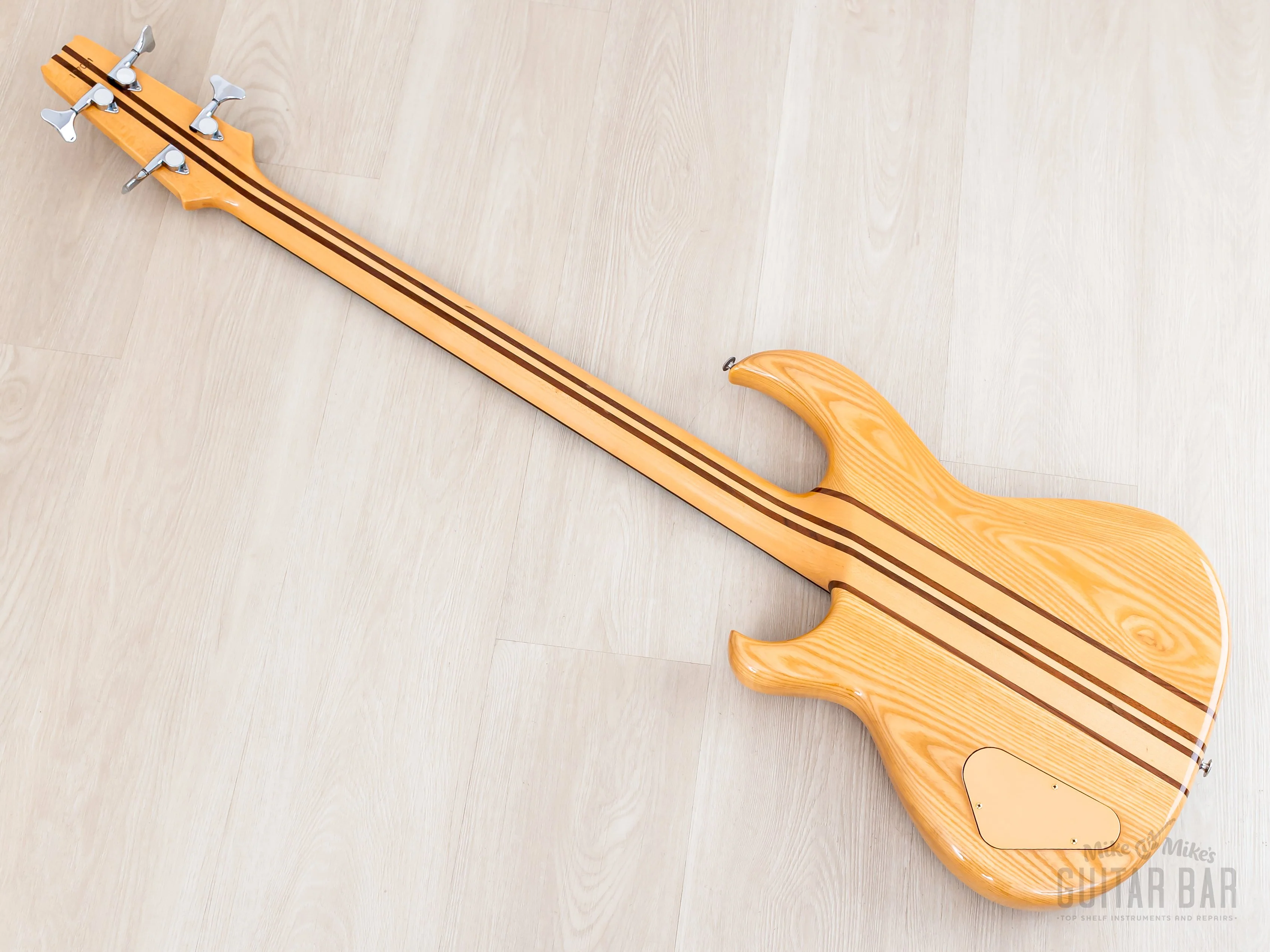 1981 Aria Pro II SB-700 Vintage Neck Through Bass Natural, Japan Matsumoku - Image 13