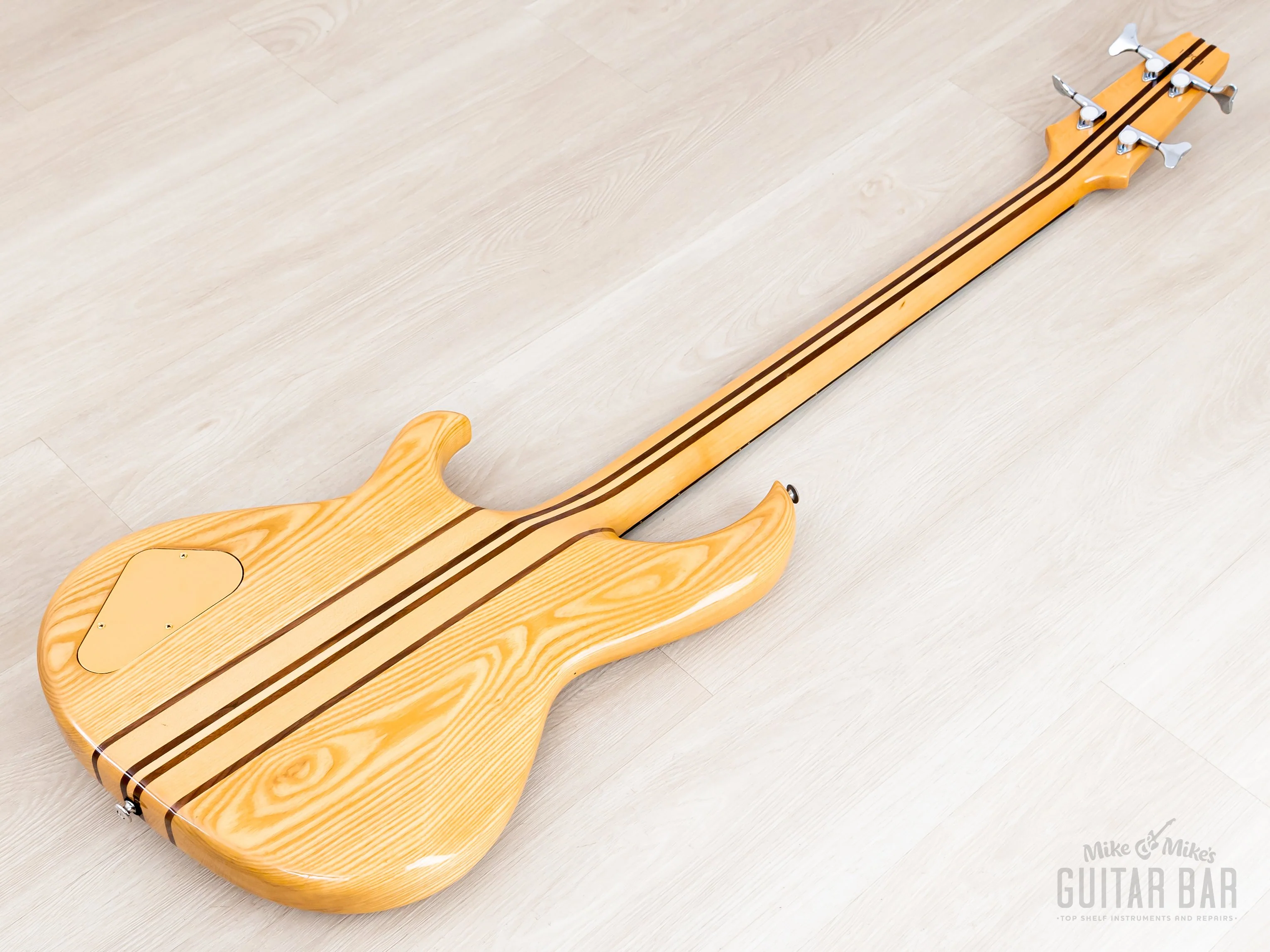 1981 Aria Pro II SB-700 Vintage Neck Through Bass Natural, Japan Matsumoku - Image 14
