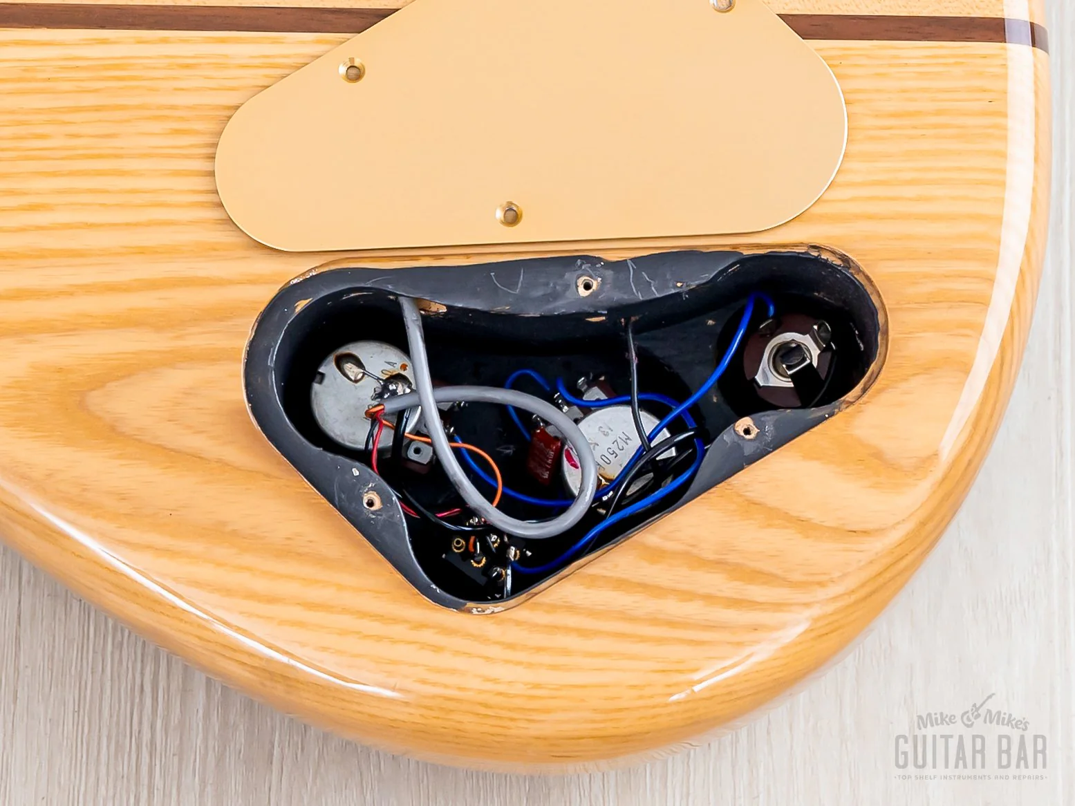 1981 Aria Pro II SB-700 Vintage Neck Through Bass Natural, Japan Matsumoku - Image 16