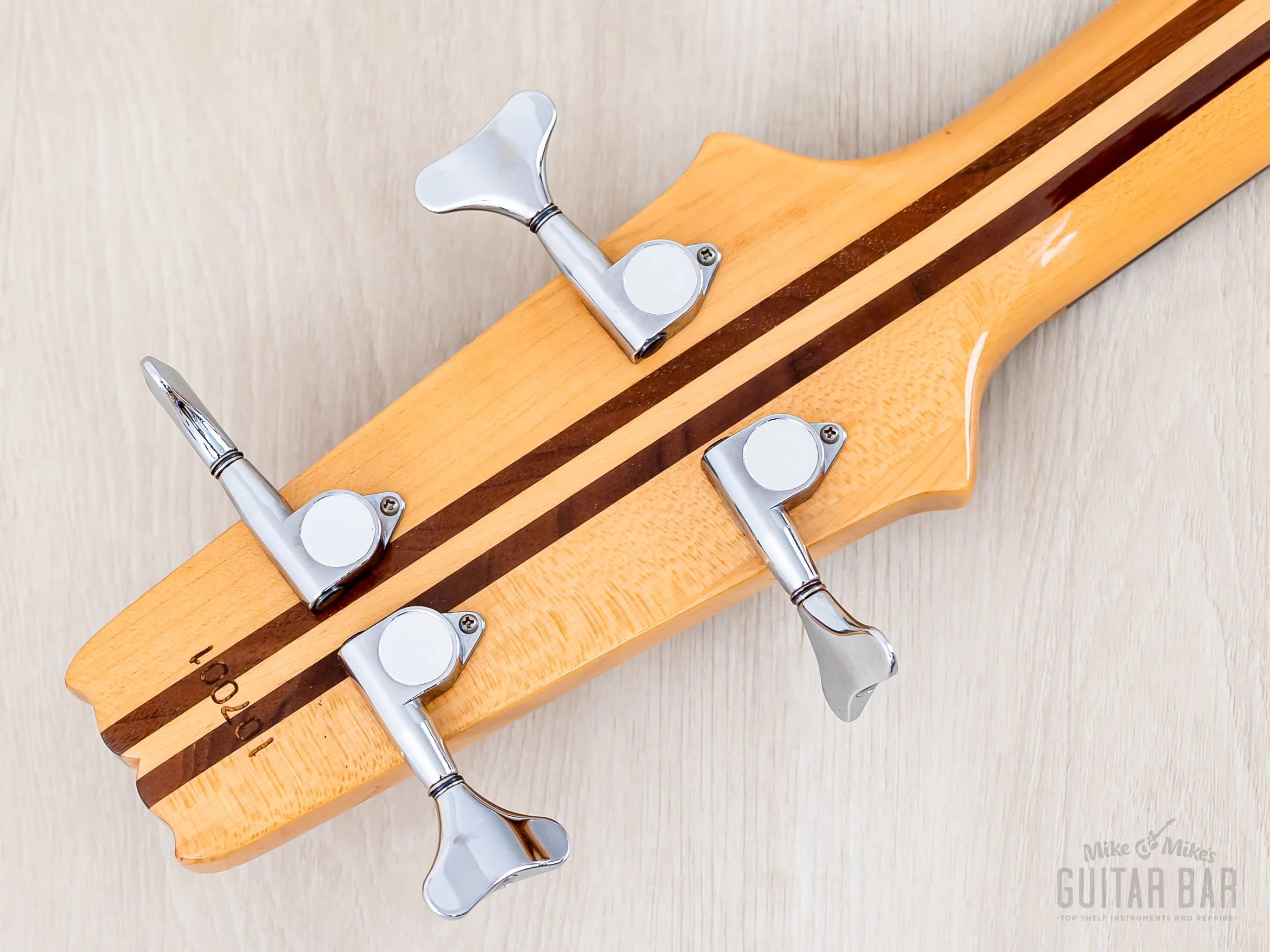1981 Aria Pro II SB-700 Vintage Neck Through Bass Natural, Japan Matsumoku - Image 5