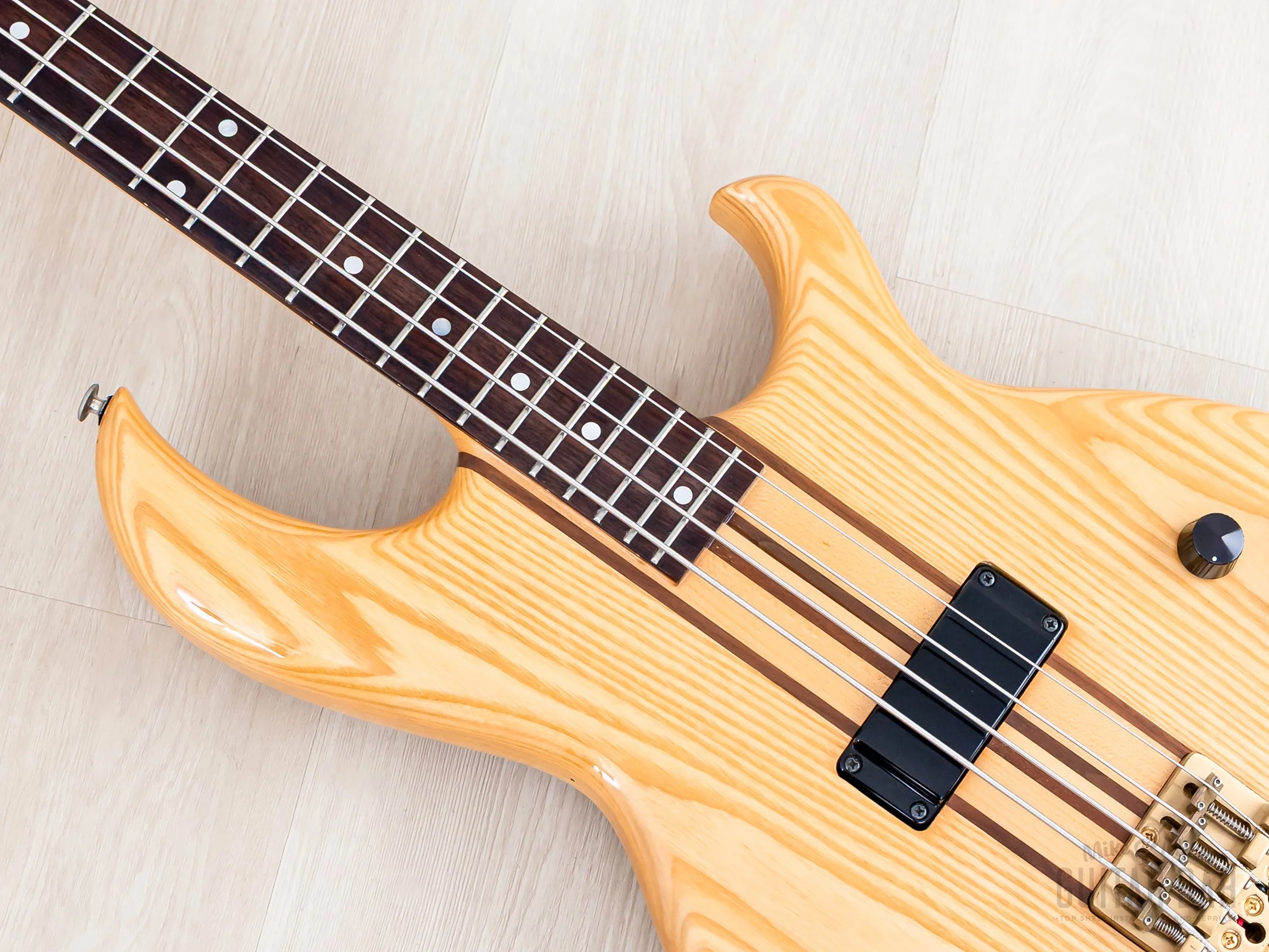 1981 Aria Pro II SB-700 Vintage Neck Through Bass Natural, Japan Matsumoku - Image 7