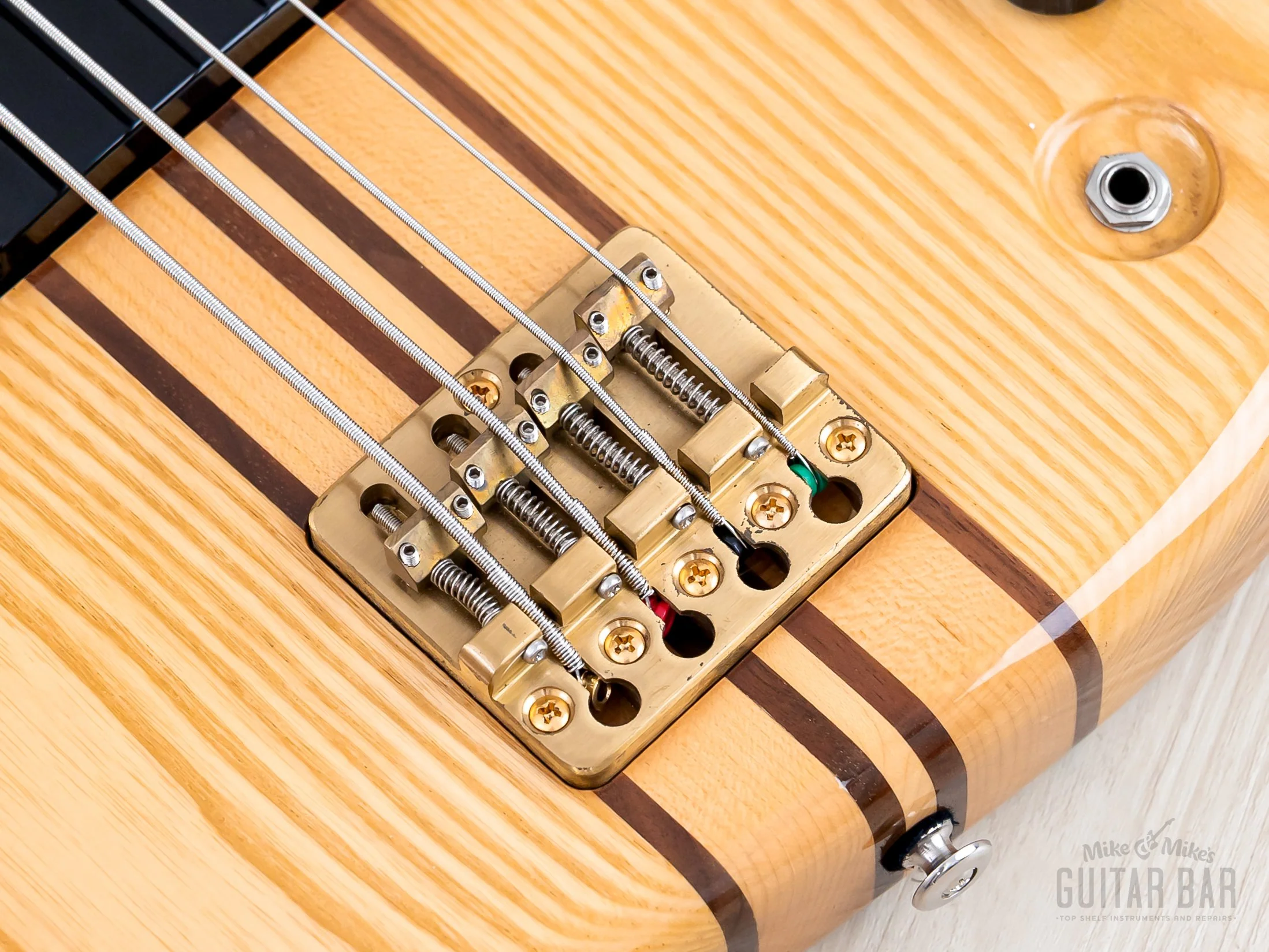 1981 Aria Pro II SB-700 Vintage Neck Through Bass Natural, Japan Matsumoku - Image 8
