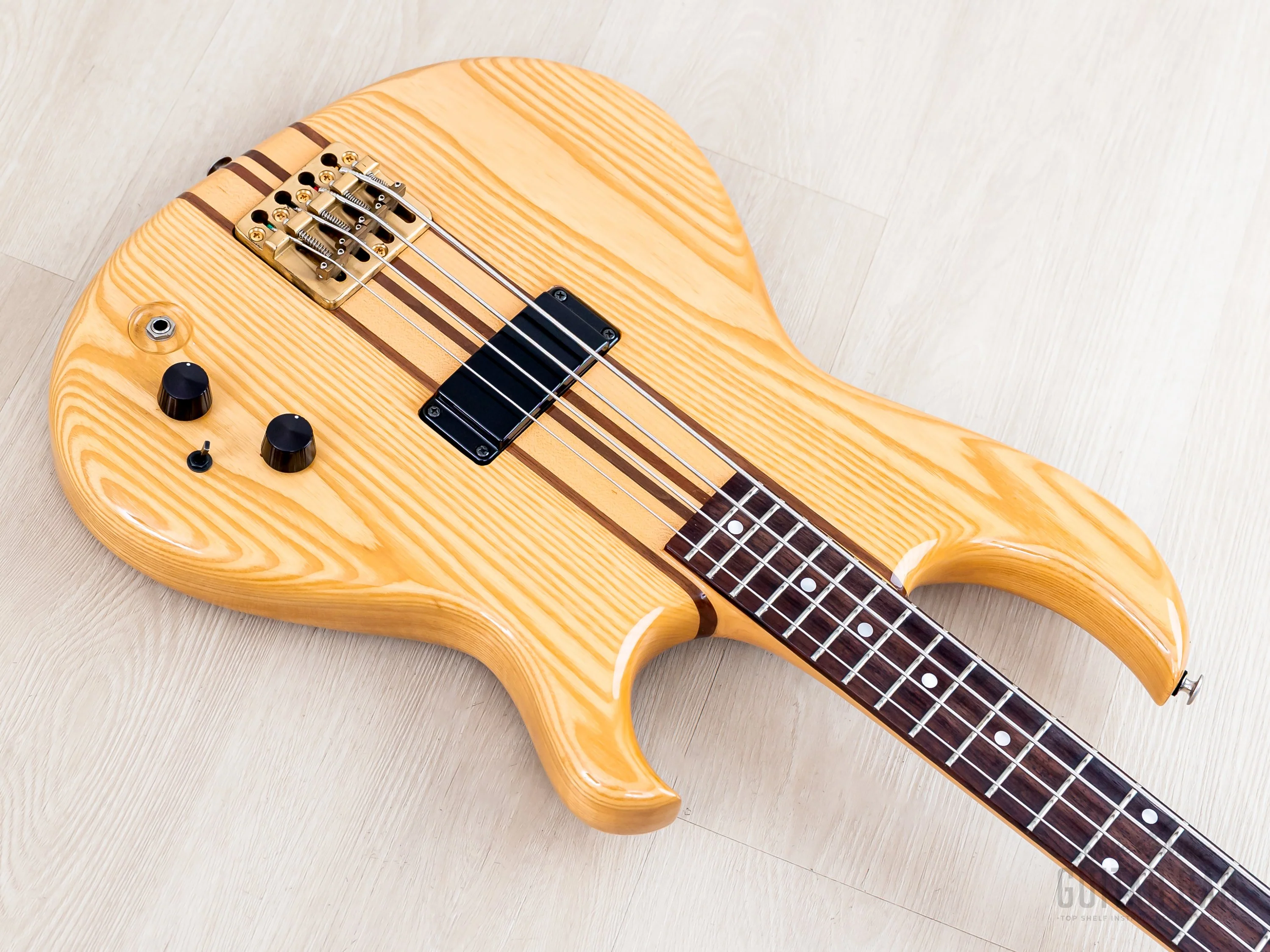 1981 Aria Pro II SB-700 Vintage Neck Through Bass Natural, Japan Matsumoku - Image 9
