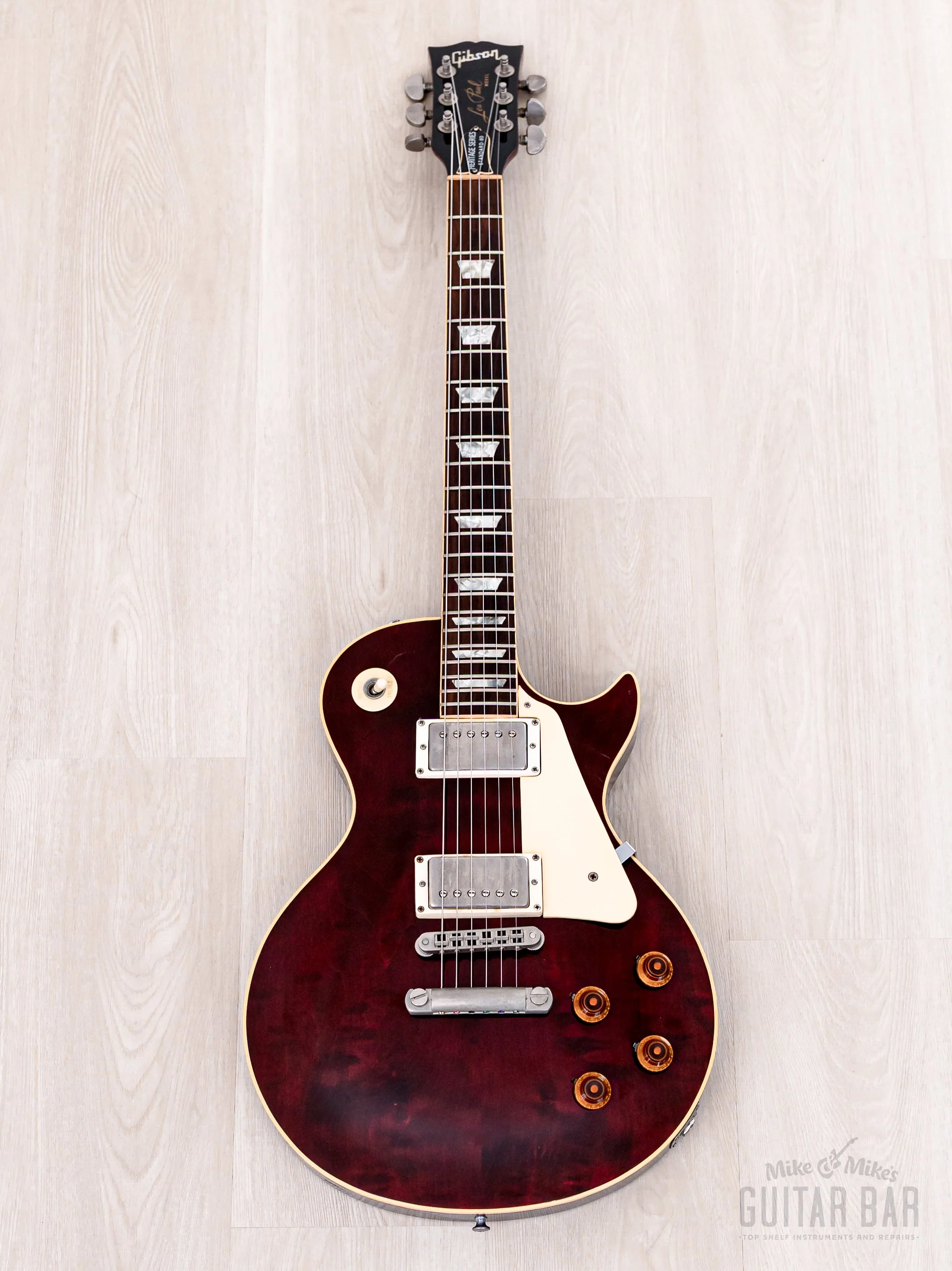 1981 Gibson Heritage Series Standard-80 Les Paul Wine Red w/ Tim Shaw PAFs, Case - Image 2