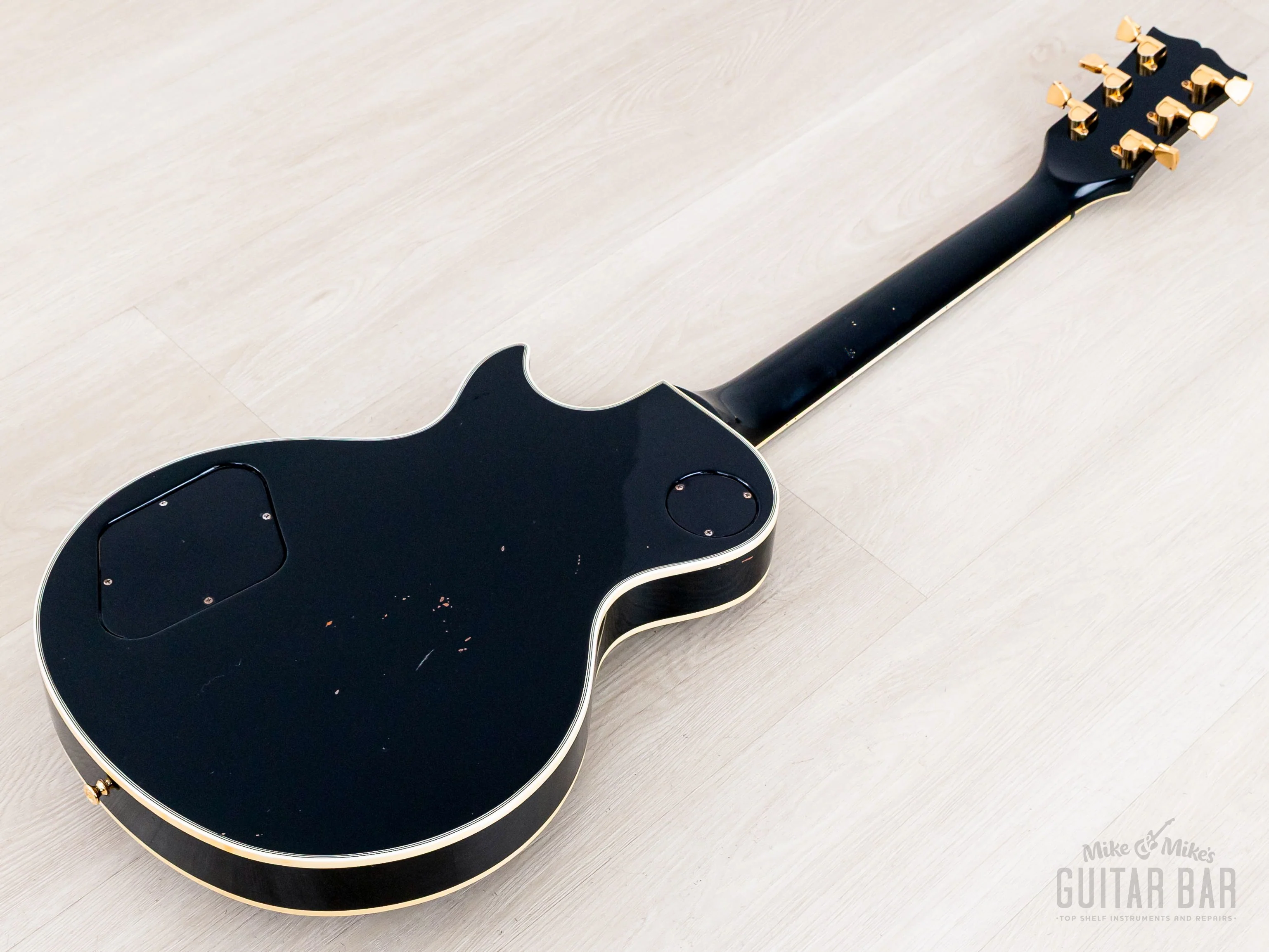 1981 Gibson Les Paul Custom Black Beauty 3 Pickup Ebony w/ Tim Shaw & T Tops, Case - Image 13