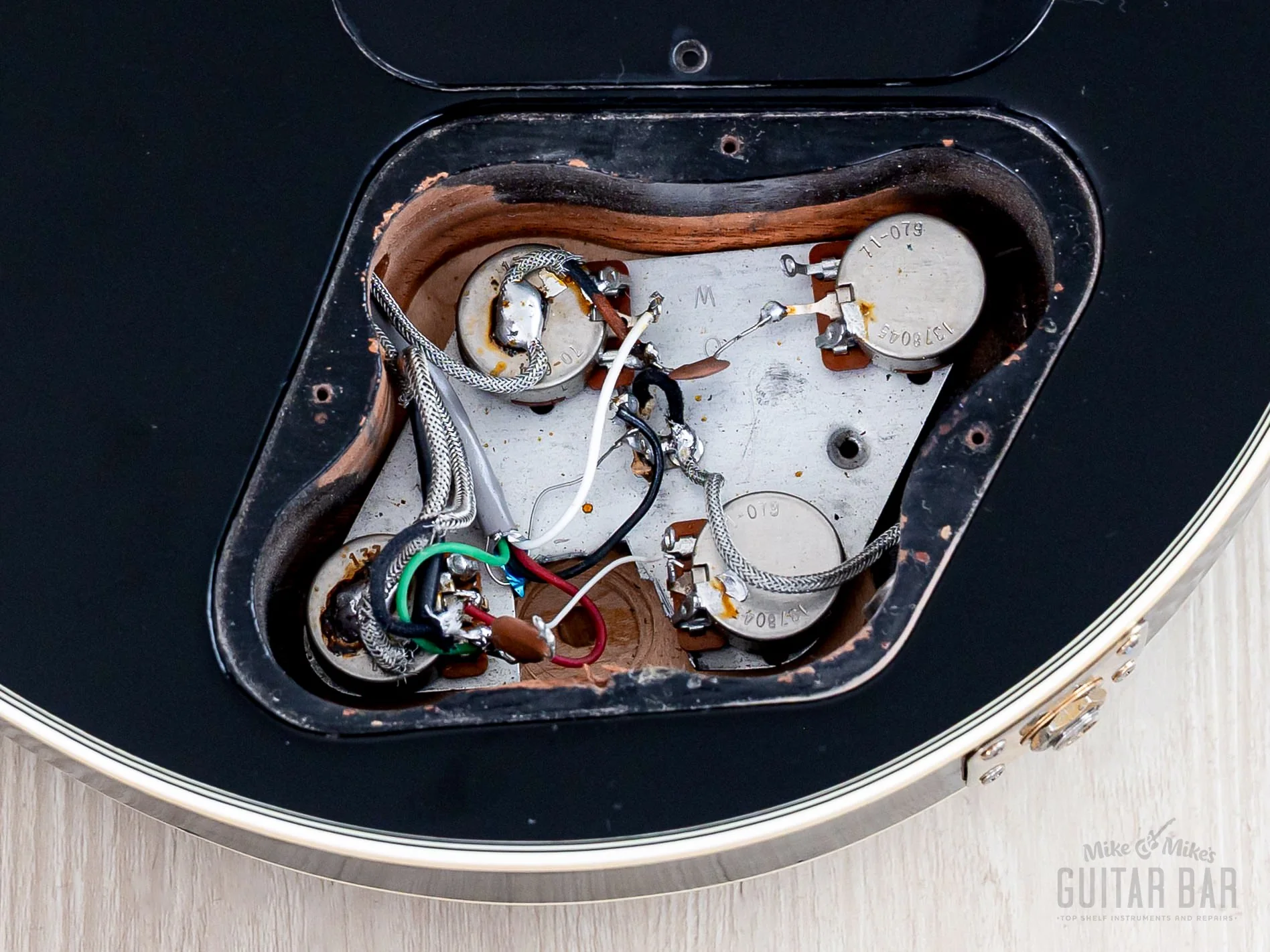 1981 Gibson Les Paul Custom Black Beauty 3 Pickup Ebony w/ Tim Shaw & T Tops, Case - Image 15