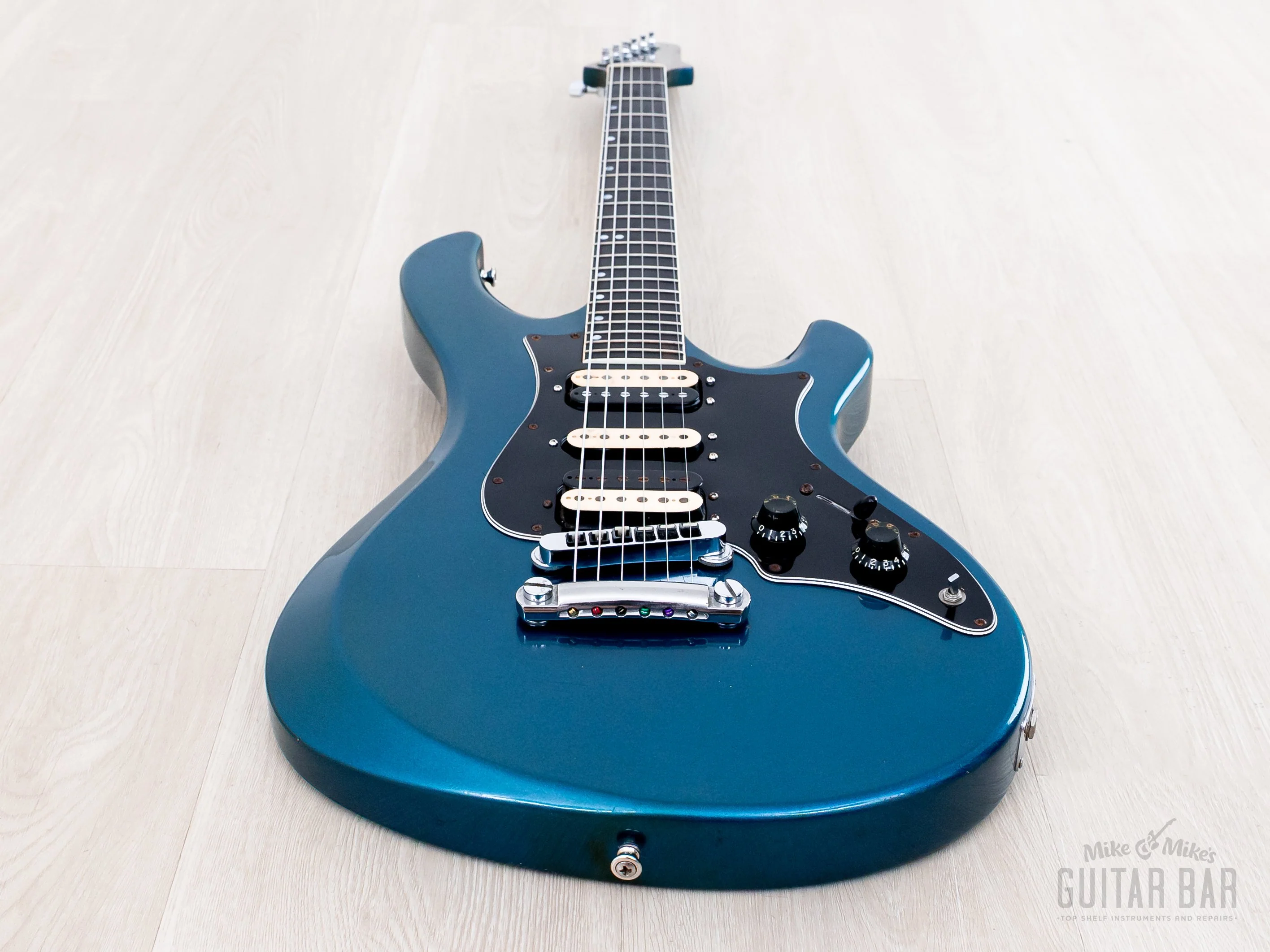 1981 Gibson Victory MV X Vintage Electric Guitar Twilight Blue w/ Case - Image 10