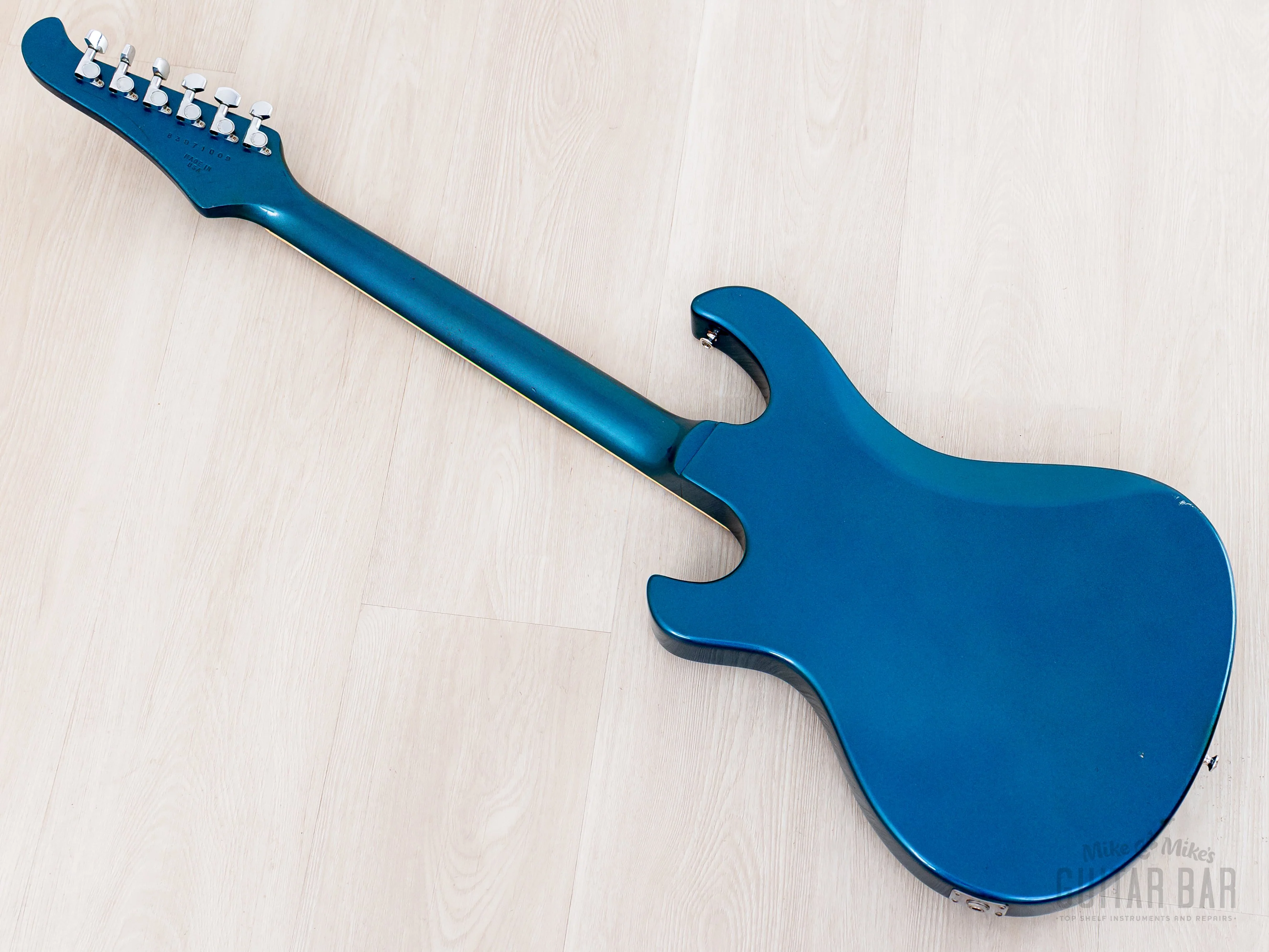 1981 Gibson Victory MV X Vintage Electric Guitar Twilight Blue w/ Case - Image 12