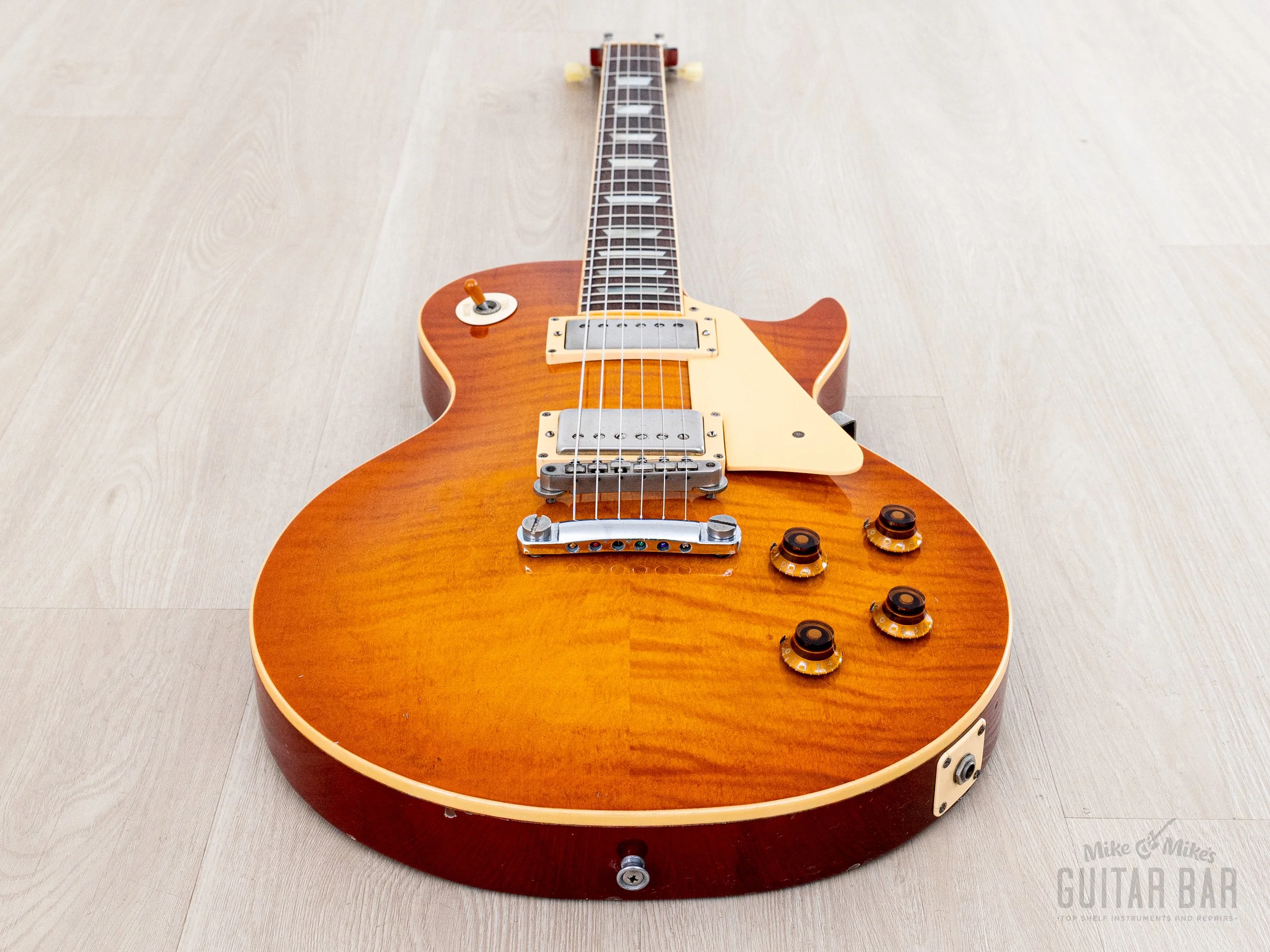 1981 Greco Super Real EGF1200 Sunburst Lacquer Finish w/ Dry Z PAFs, Brazilian Board & Case, Japan - Image 10