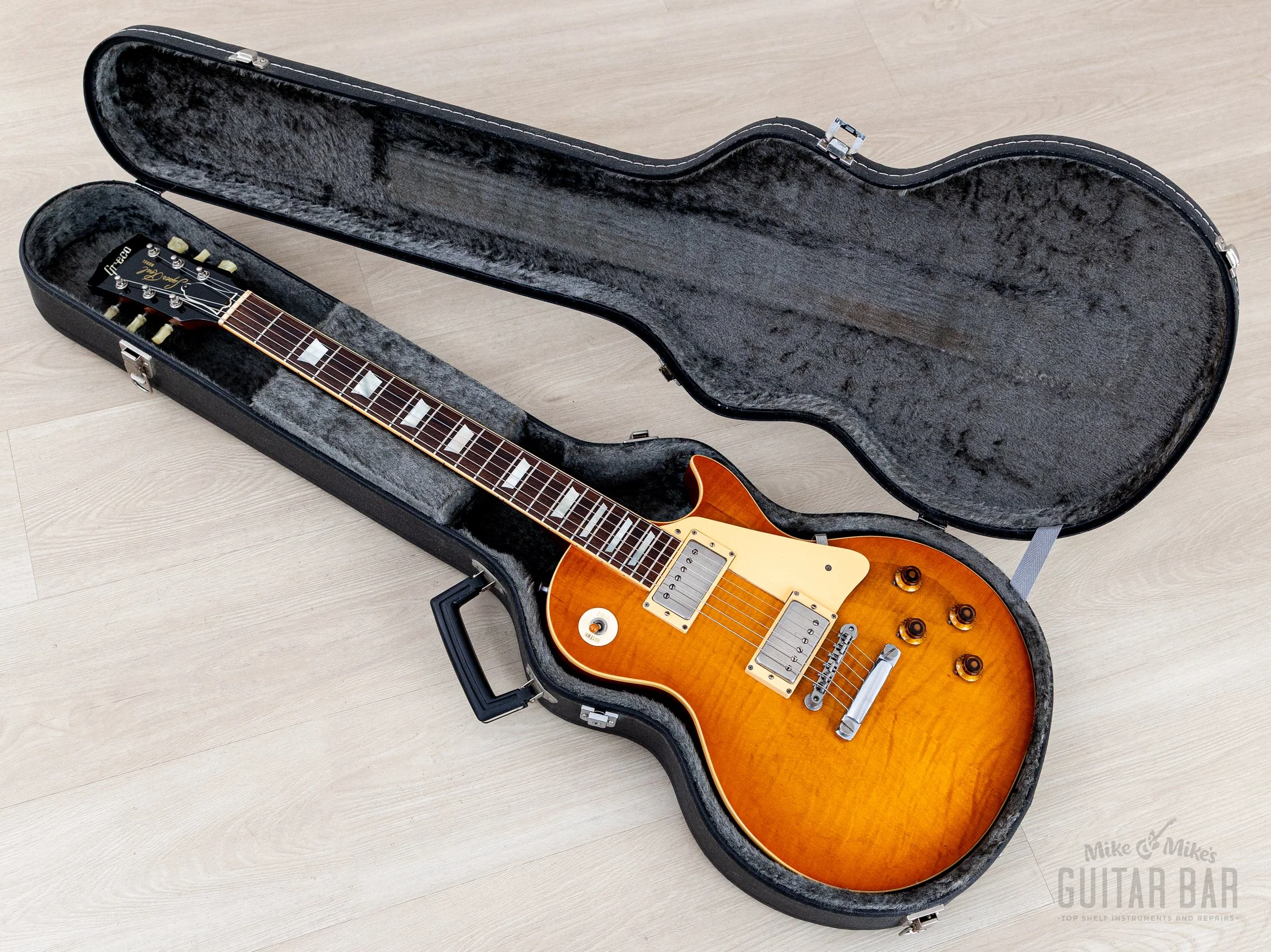 1981 Greco Super Real EGF1200 Sunburst Lacquer Finish w/ Dry Z PAFs, Brazilian Board & Case, Japan - Image 20