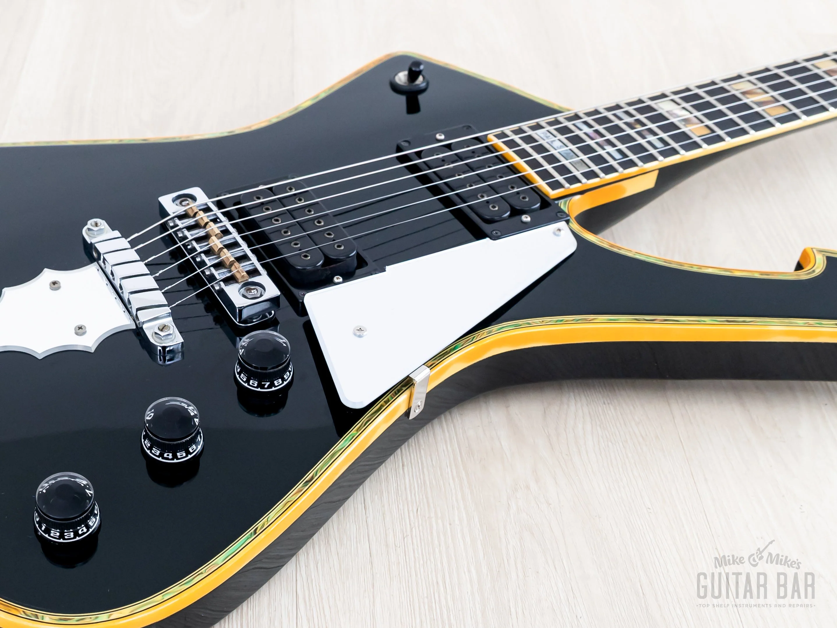 1981 Ibanez PS10 Paul Stanley Signature Iceman Black, 100% Original w/ Case, KISS - Image 6
