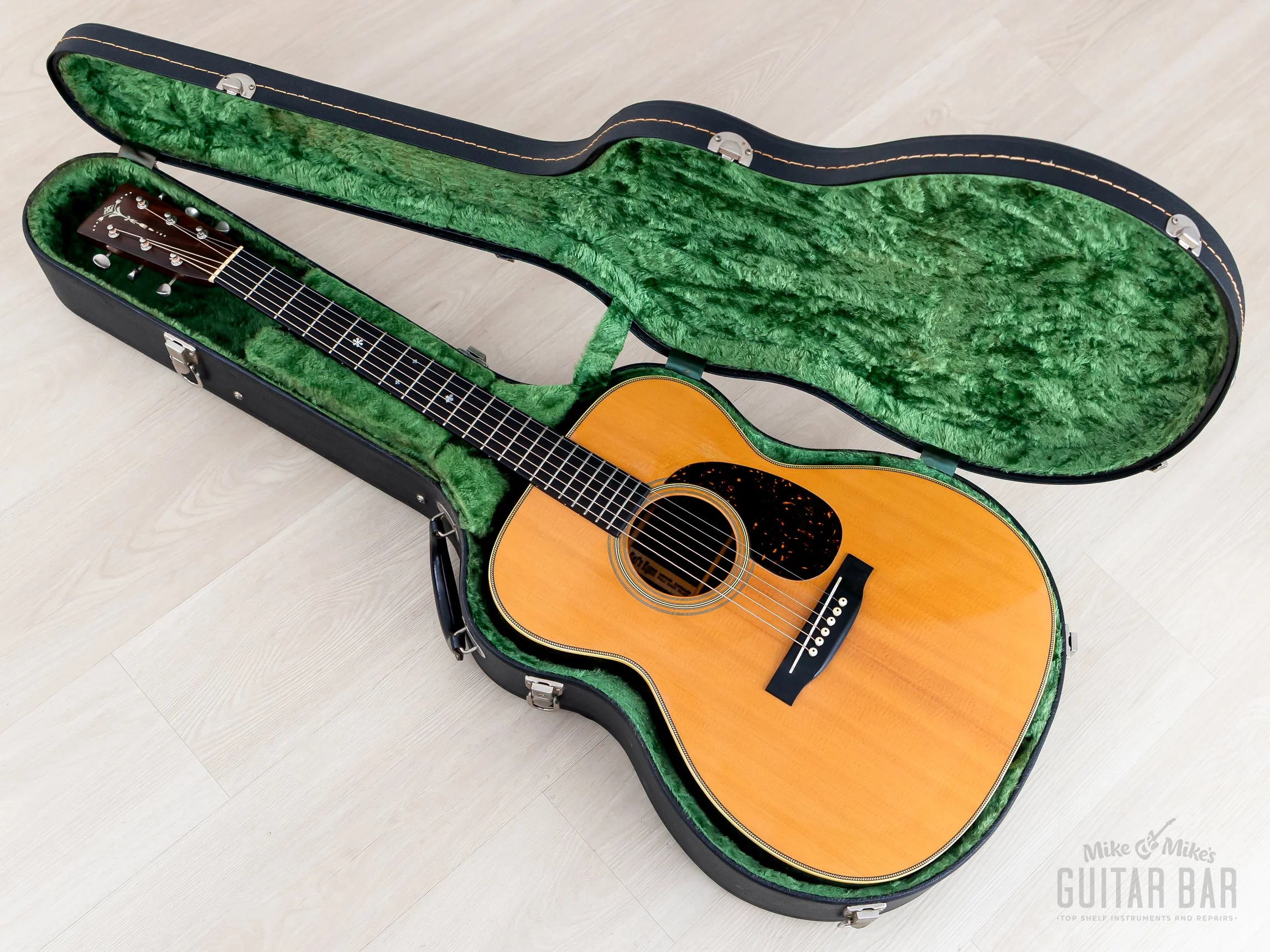 1981 Tokai Cat’s Eyes CE-1200T Martin-Licensed 000-28 Herringbone Vintage Acoustic Guitar w/ Case - Image 20