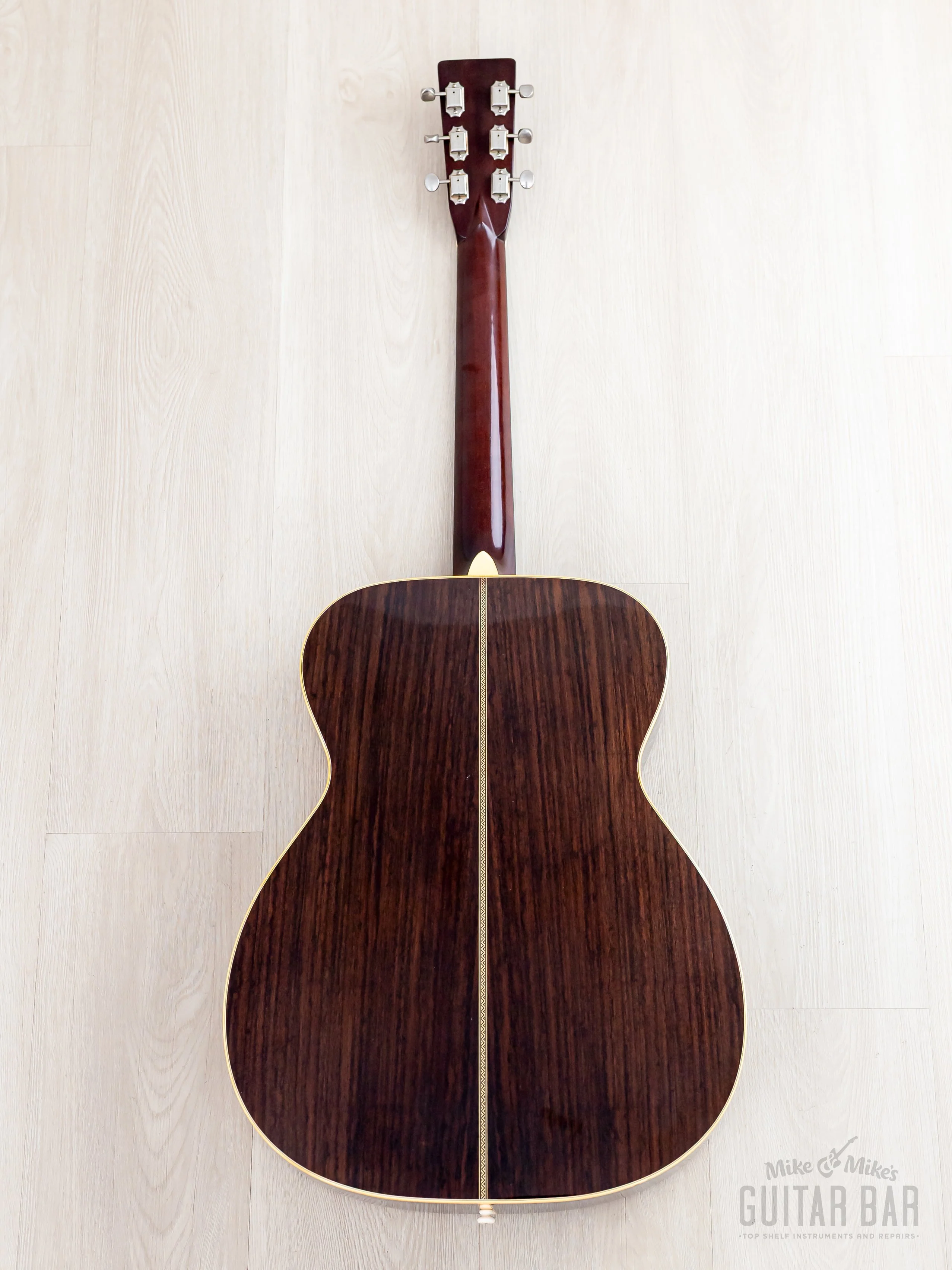 1981 Tokai Cat’s Eyes CE-1200T Martin-Licensed 000-28 Herringbone Vintage Acoustic Guitar w/ Case - Image 3