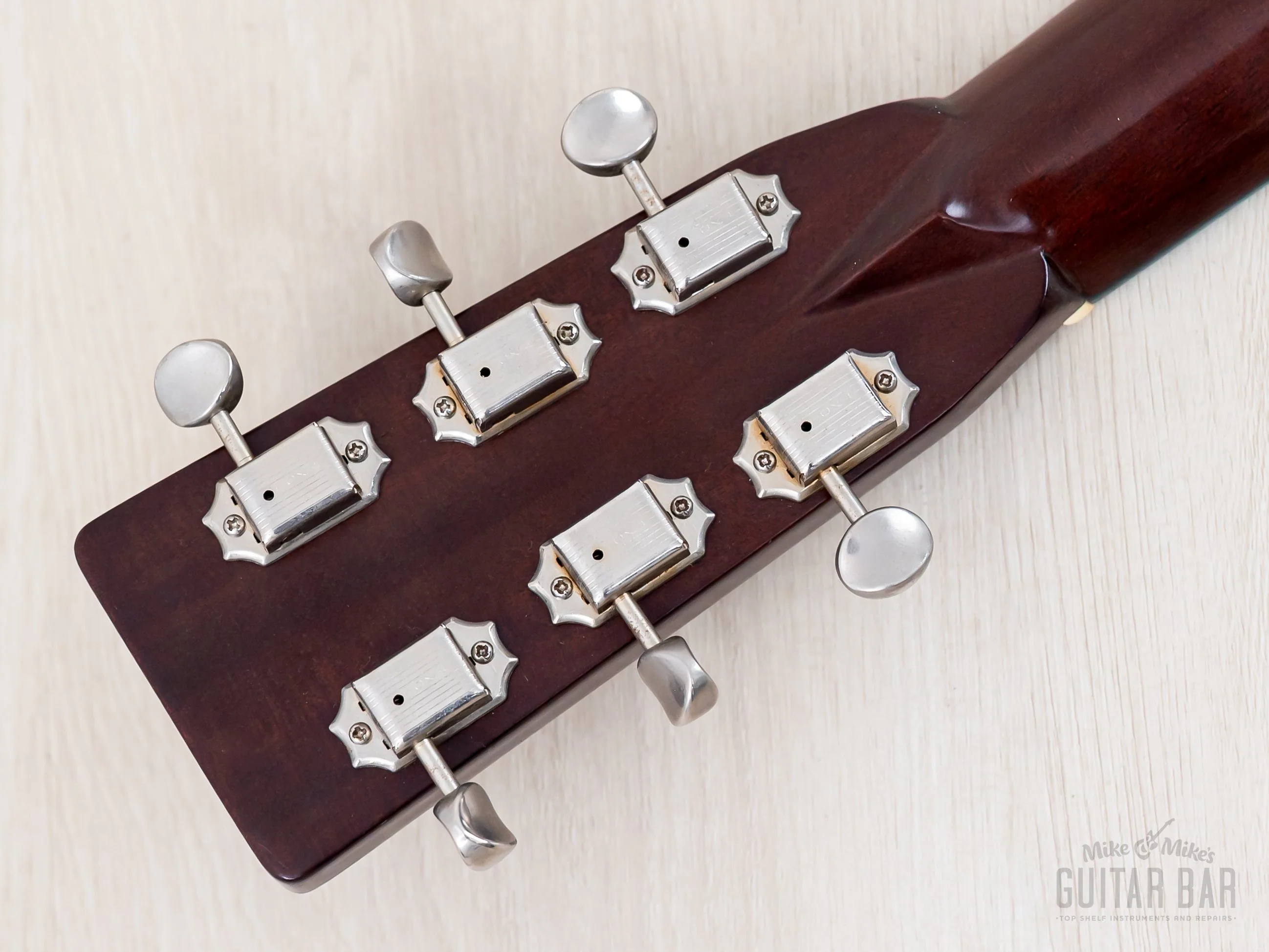 1981 Tokai Cat’s Eyes CE-1200T Martin-Licensed 000-28 Herringbone Vintage Acoustic Guitar w/ Case - Image 5