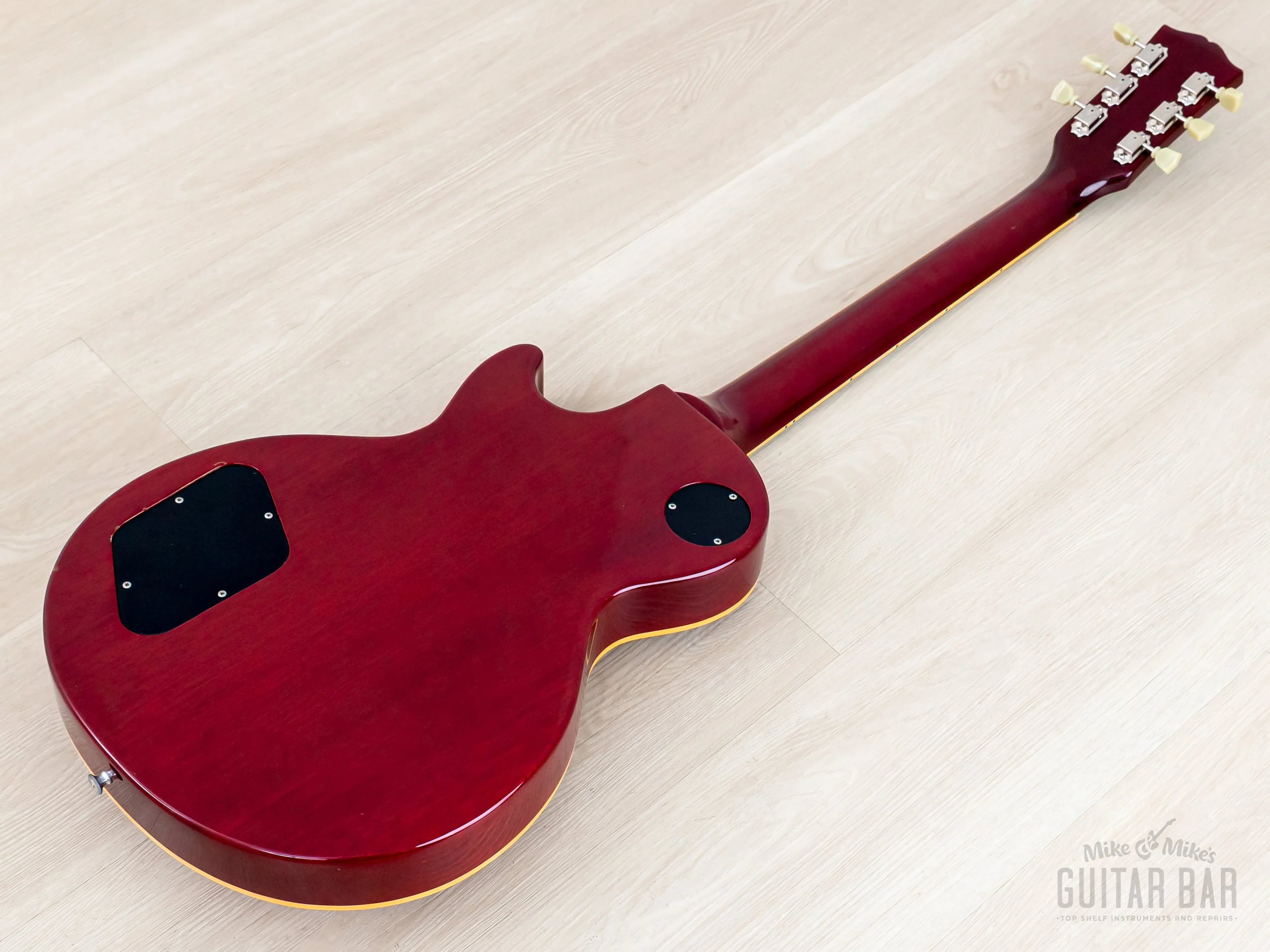 1982 Burny Super Grade RLG-50 '59 Model Burst Standard Birdseye Maple Top w/ Case - Image 13
