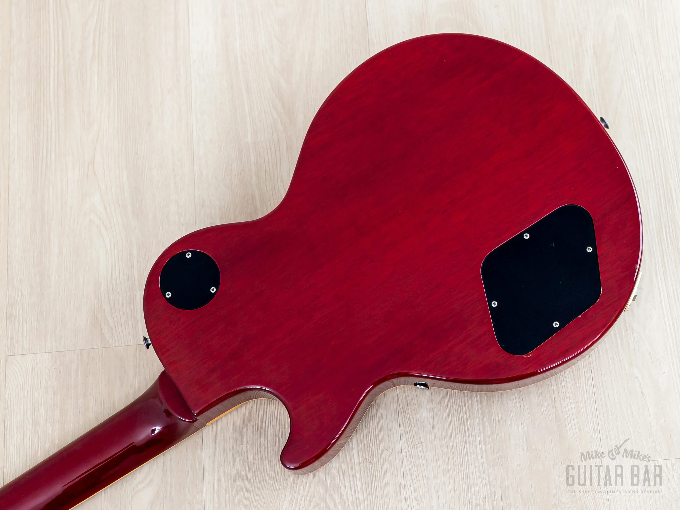 1982 Burny Super Grade RLG-50 '59 Model Burst Standard Birdseye Maple Top w/ Case - Image 14