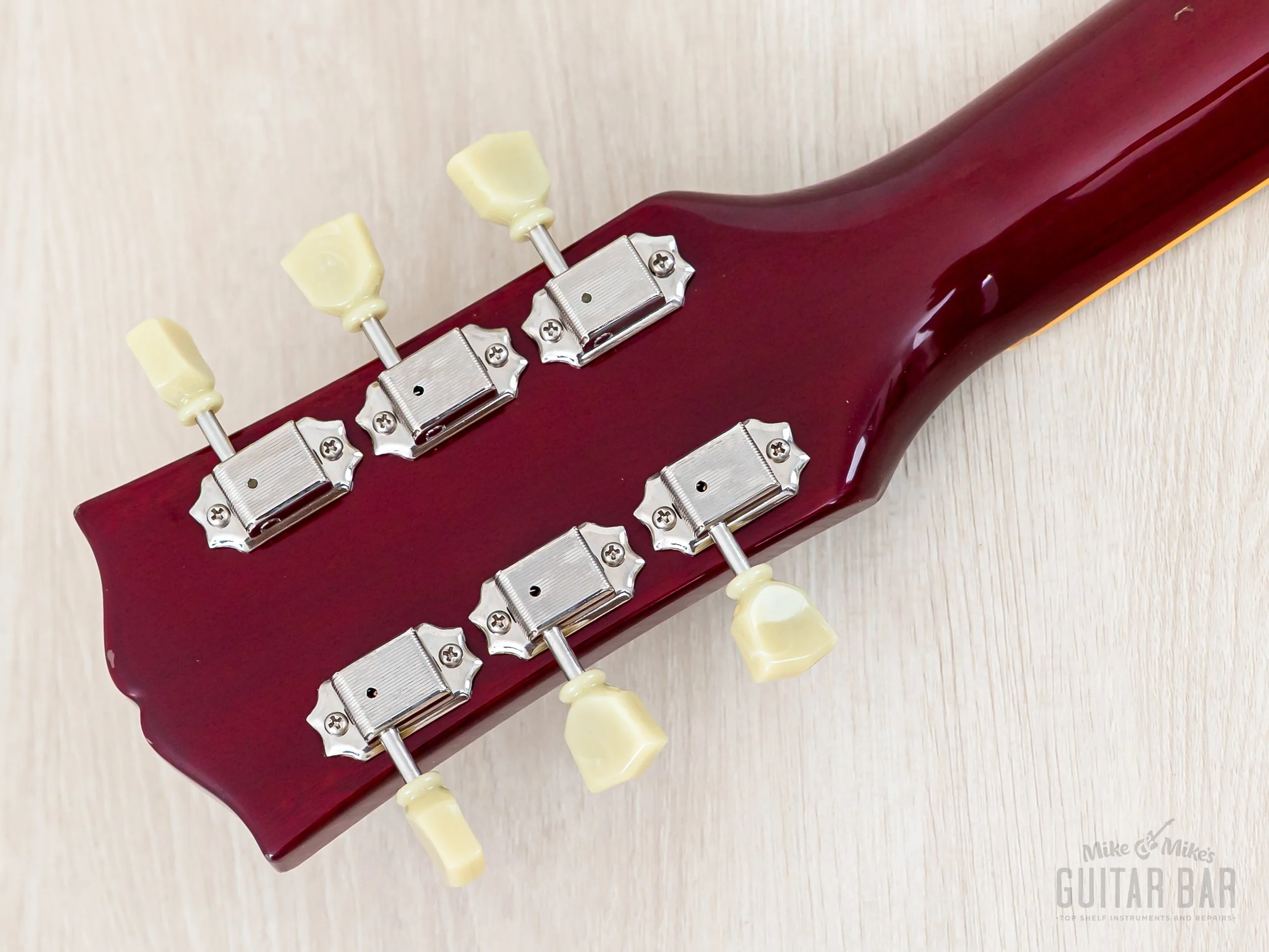 1982 Burny Super Grade RLG-50 '59 Model Burst Standard Birdseye Maple Top w/ Case - Image 5