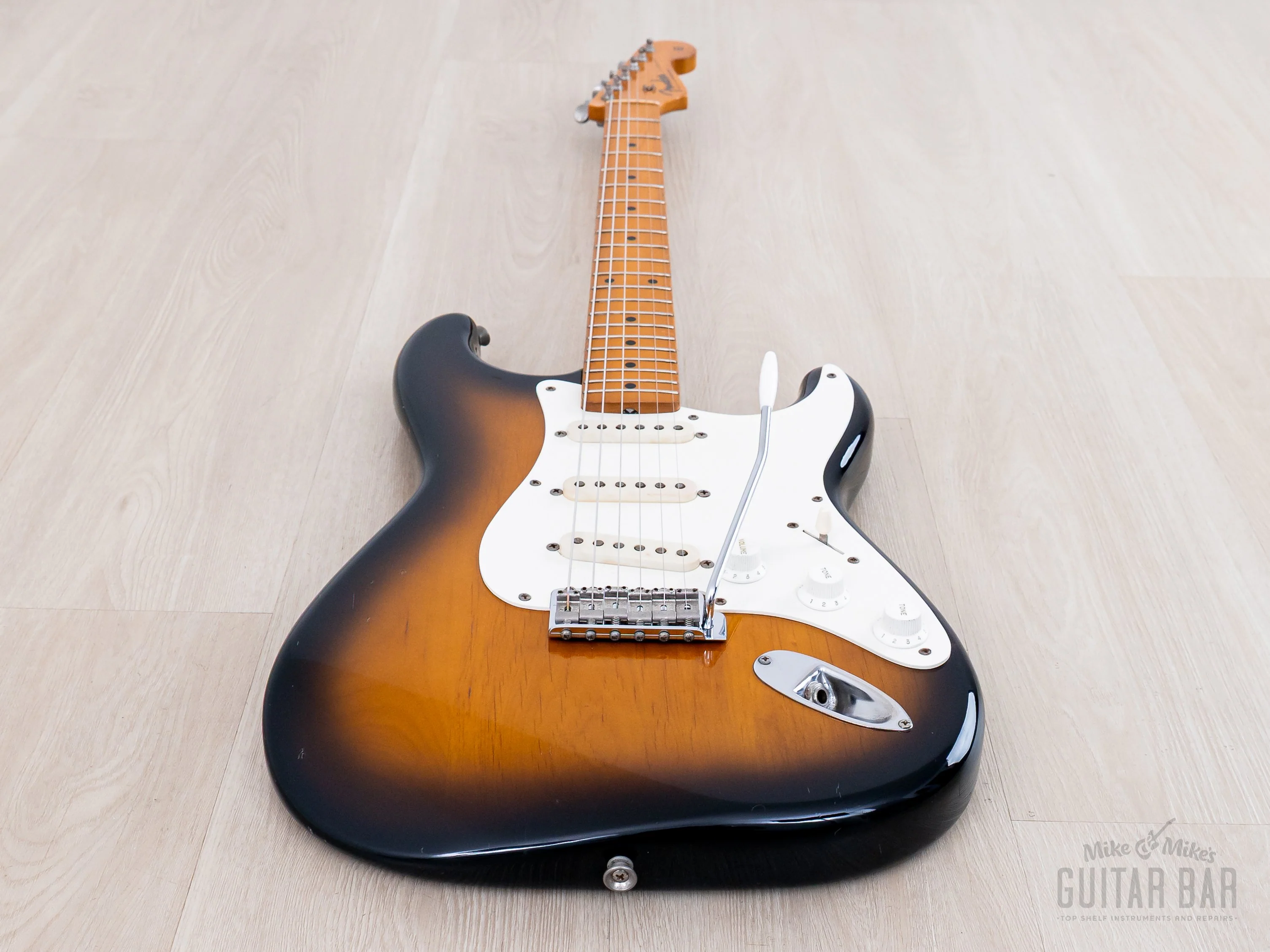 1982 Fender '57 Stratocaster JV ST57-85 Sunburst w/ USA Fullerton Gray Bobbin Pickups, Japan MIJ Fujigen - Image 11
