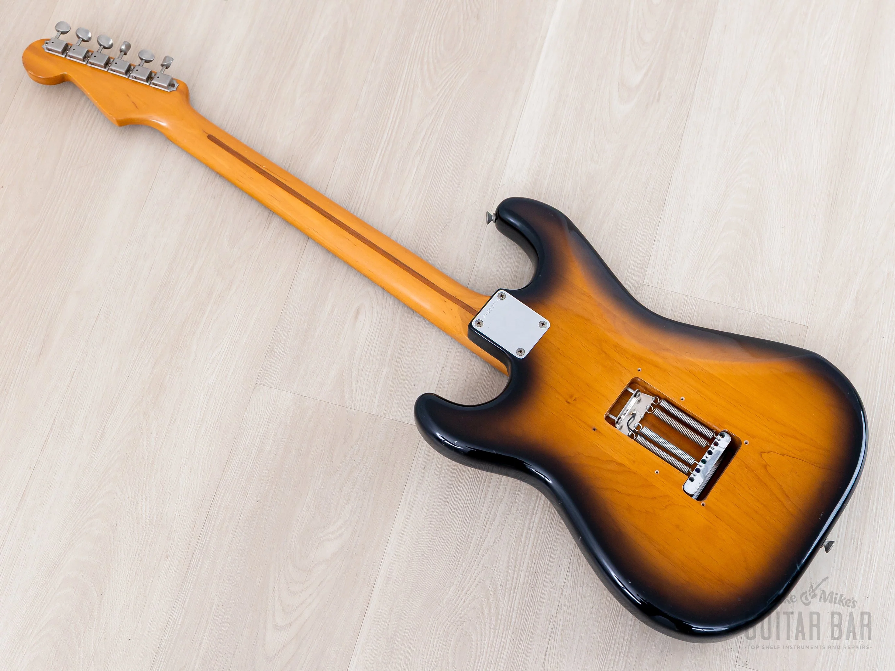 1982 Fender '57 Stratocaster JV ST57-85 Sunburst w/ USA Fullerton Gray Bobbin Pickups, Japan MIJ Fujigen - Image 13