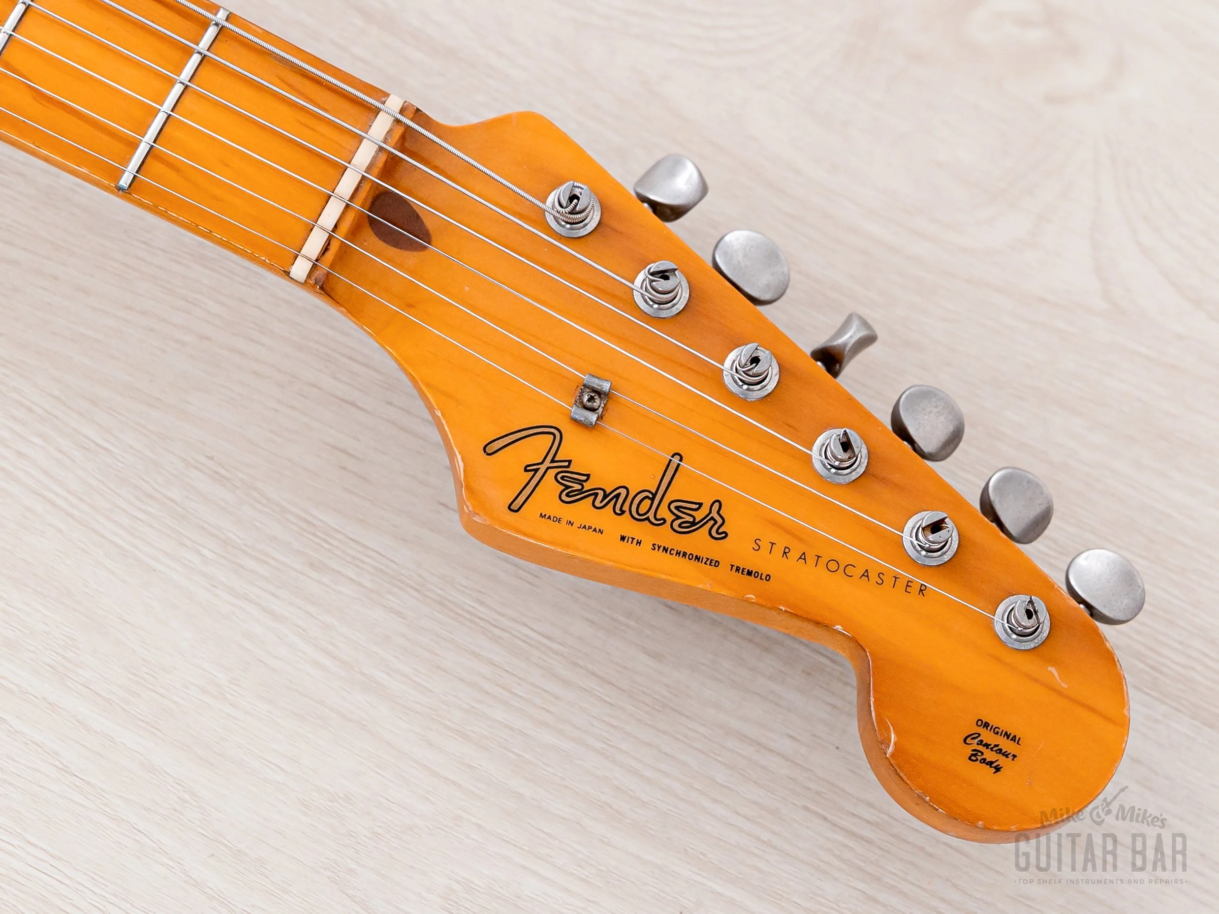 1982 Fender '57 Stratocaster JV ST57-85 Sunburst w/ USA Fullerton Gray Bobbin Pickups, Japan MIJ Fujigen - Image 4