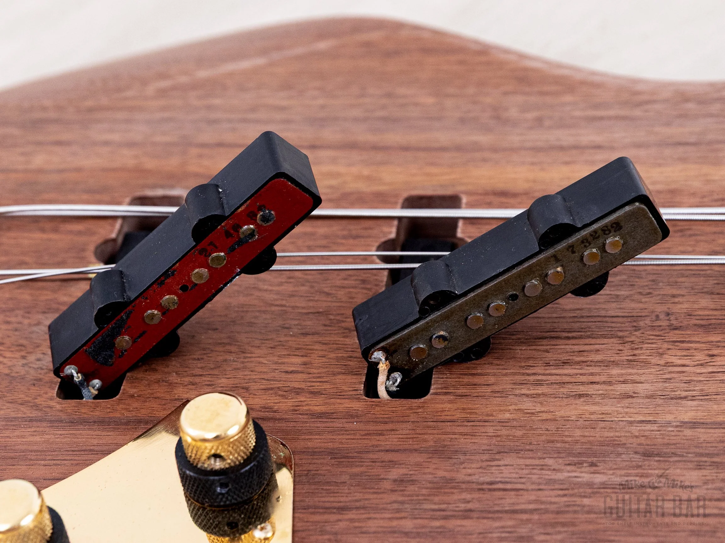 1982 Fender JV Order Made Jazz Bass Walnut + Ebony w/ Gold Hardware, Fullerton USA Pickups, Japan MIJ Fujigen - Image 20
