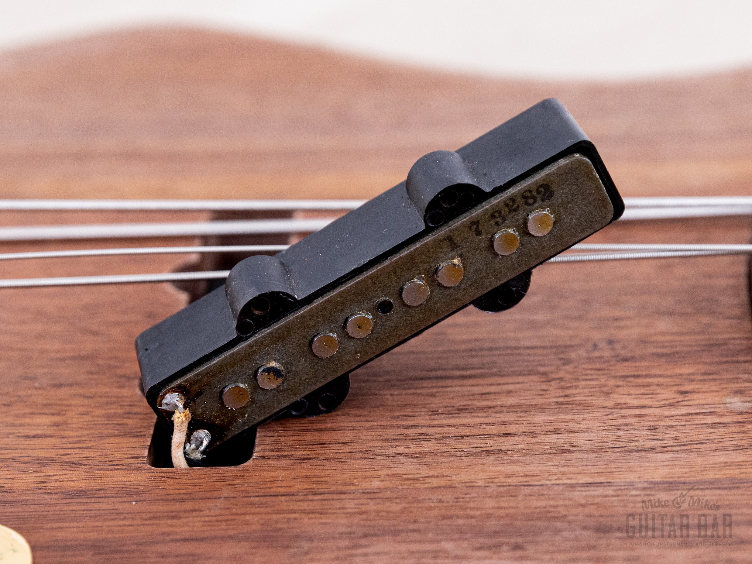 1982 Fender JV Order Made Jazz Bass Walnut + Ebony w/ Gold Hardware, Fullerton USA Pickups, Japan MIJ Fujigen - Image 21