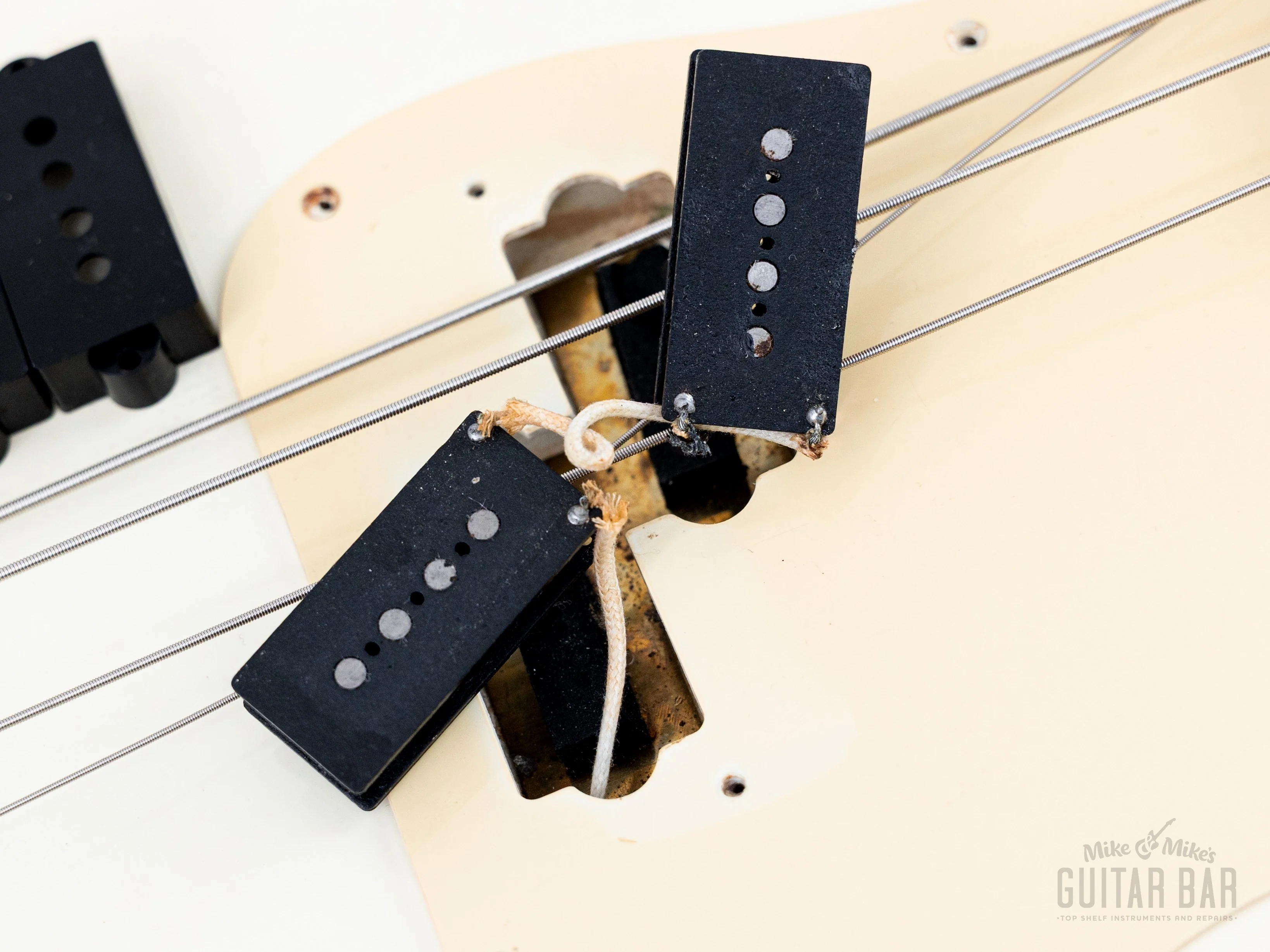 1982 Fender JV Precision Bass ‘57 Vintage Reissue PB57-70 Olympic White Ash Body, Japan MIJ Fujigen - Image 20