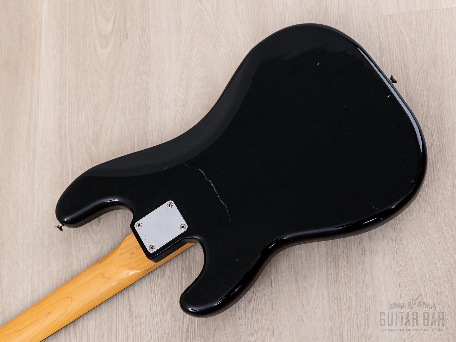 1982 Fender JV Precision Bass ‘62 Vintage Reissue PB62-75 Black w/ Case & Tags, Japan MIJ Fujigen - Image 15