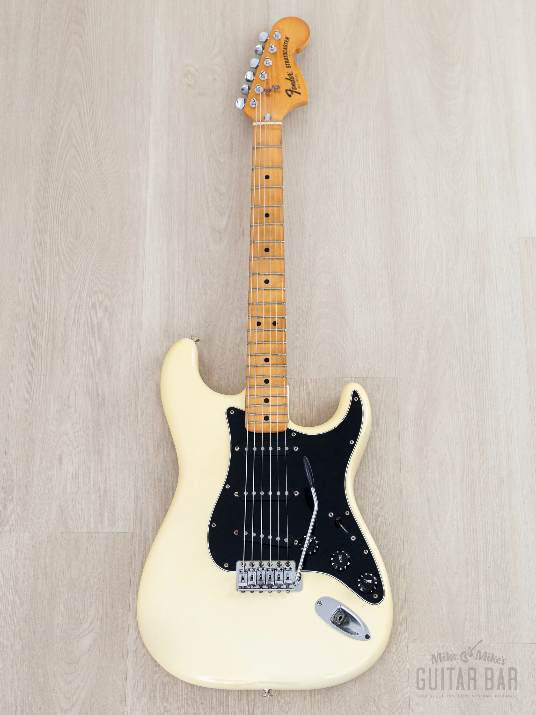 1982 Fender Stratocaster Olympic White Vintage Guitar 100% Original w/ Case - Image 2