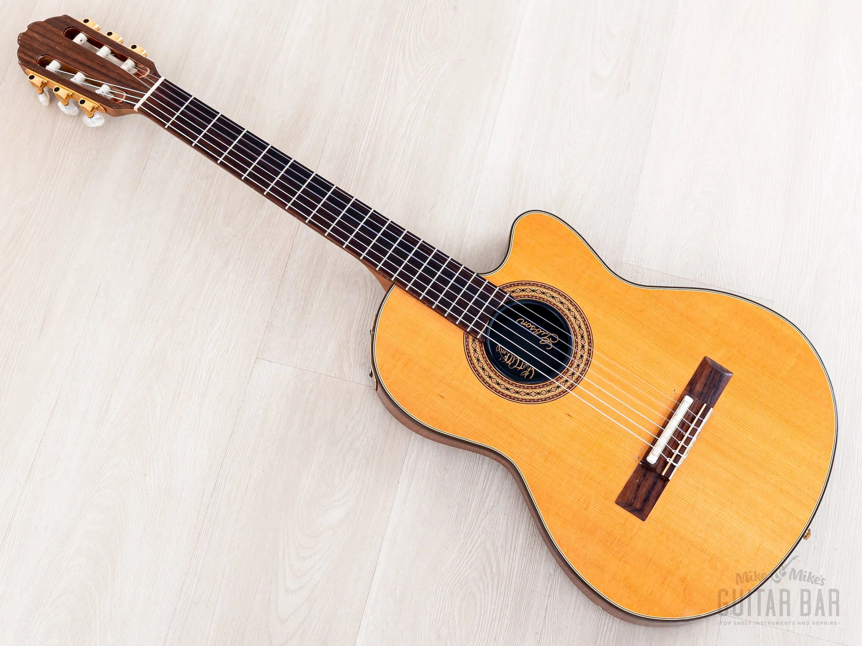 1982 Gibson Chet Atkins CE Classical Cutaway Acoustic Electric Nylon String Guitar w/ Case - Image 12