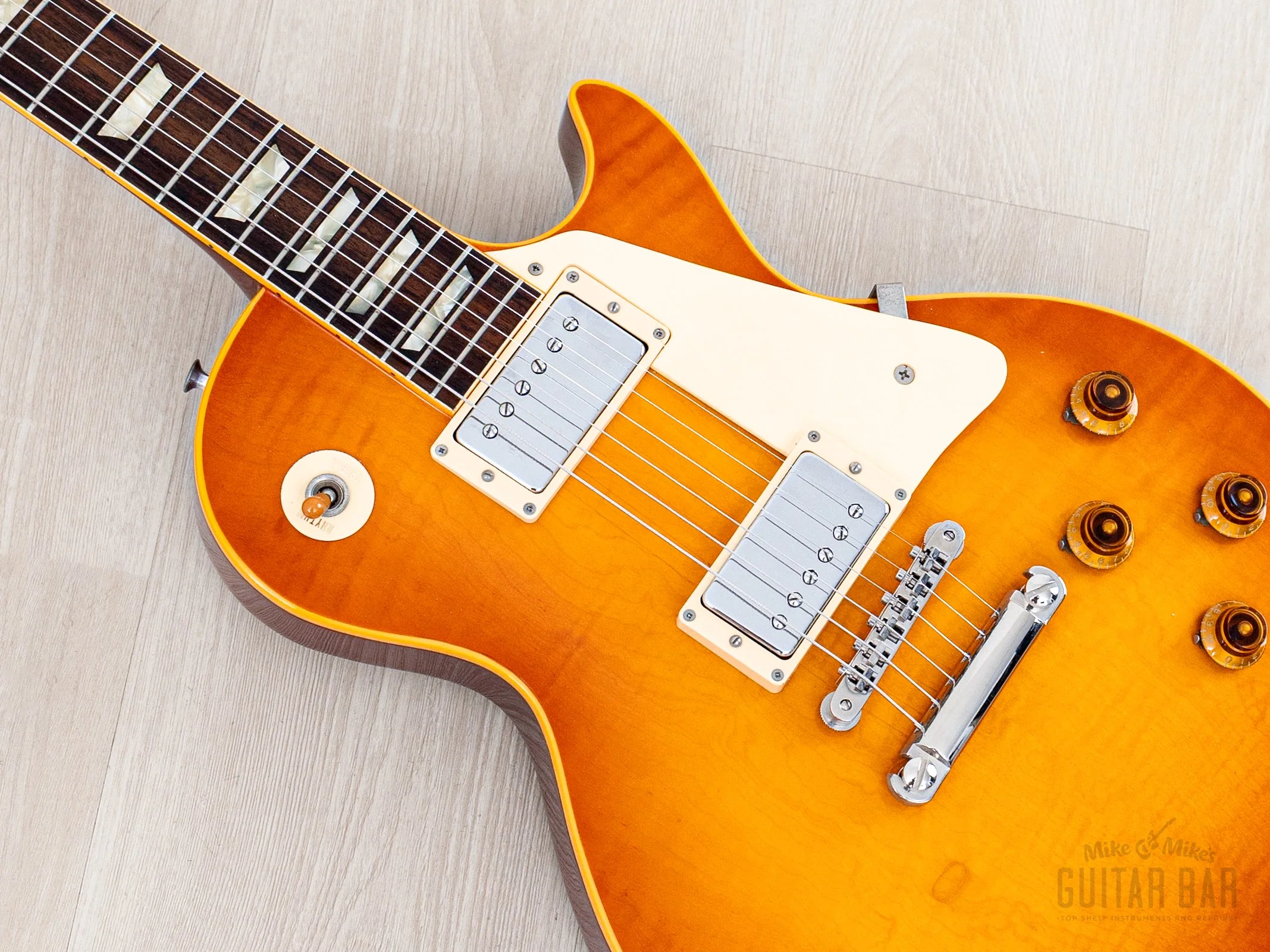 1982 Greco Mint Collection EG58-120 '58 Spec Burst Lemon Drop Sunburst, EGF-1200 Super Real, Japan Fujigen - Image 7