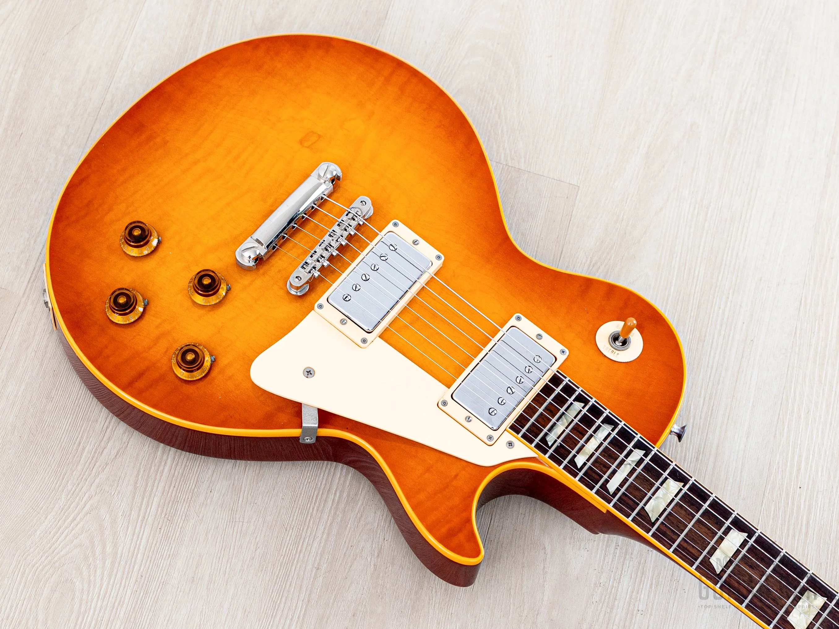 1982 Greco Mint Collection EG58-120 '58 Spec Burst Lemon Drop Sunburst, EGF-1200 Super Real, Japan Fujigen - Image 8