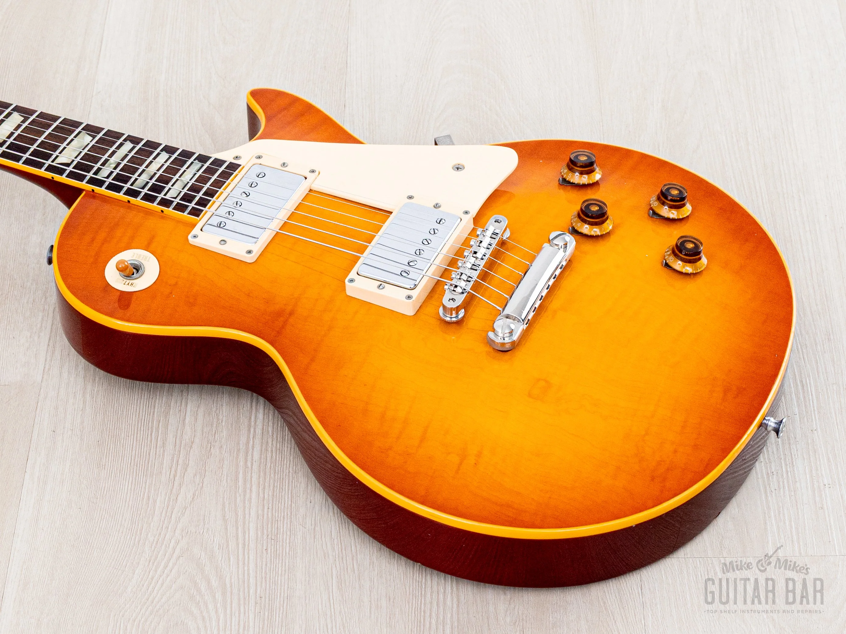 1982 Greco Mint Collection EG58-120 '58 Spec Burst Lemon Drop Sunburst, EGF-1200 Super Real, Japan Fujigen - Image 9