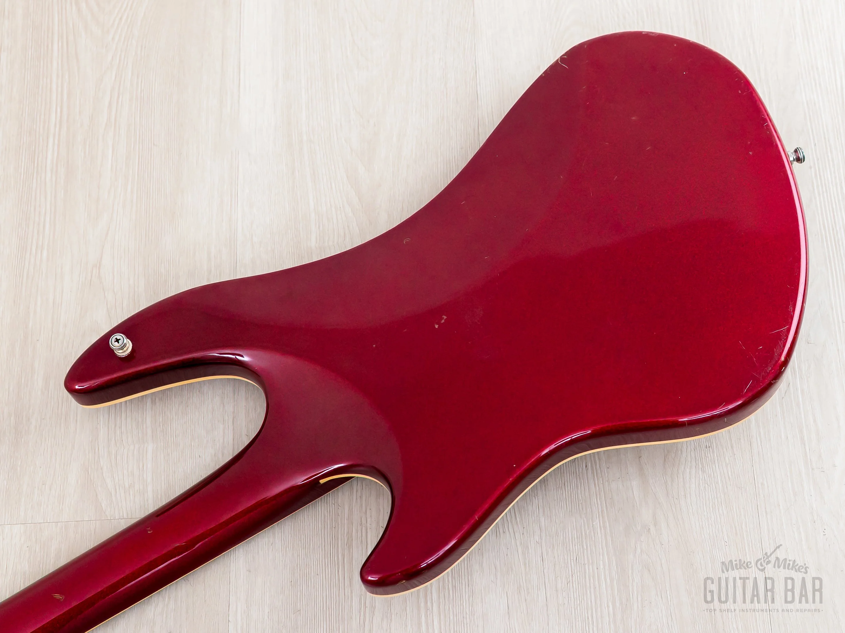 1982 Guyatone Sharp 5 LG-1200 Vintage Guitar Metallic Red, Sharp Five - Image 15