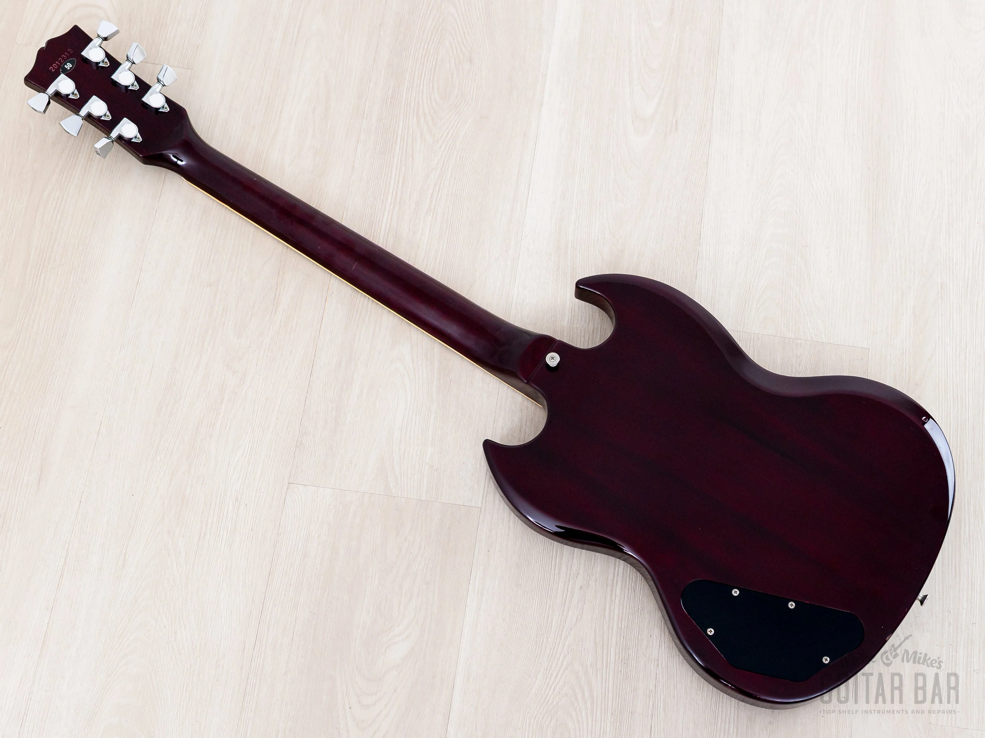 1982 Tokai TSG-50 SG Standard Vintage Electric Guitar Wine Red 100% Original, Japan - Image 12