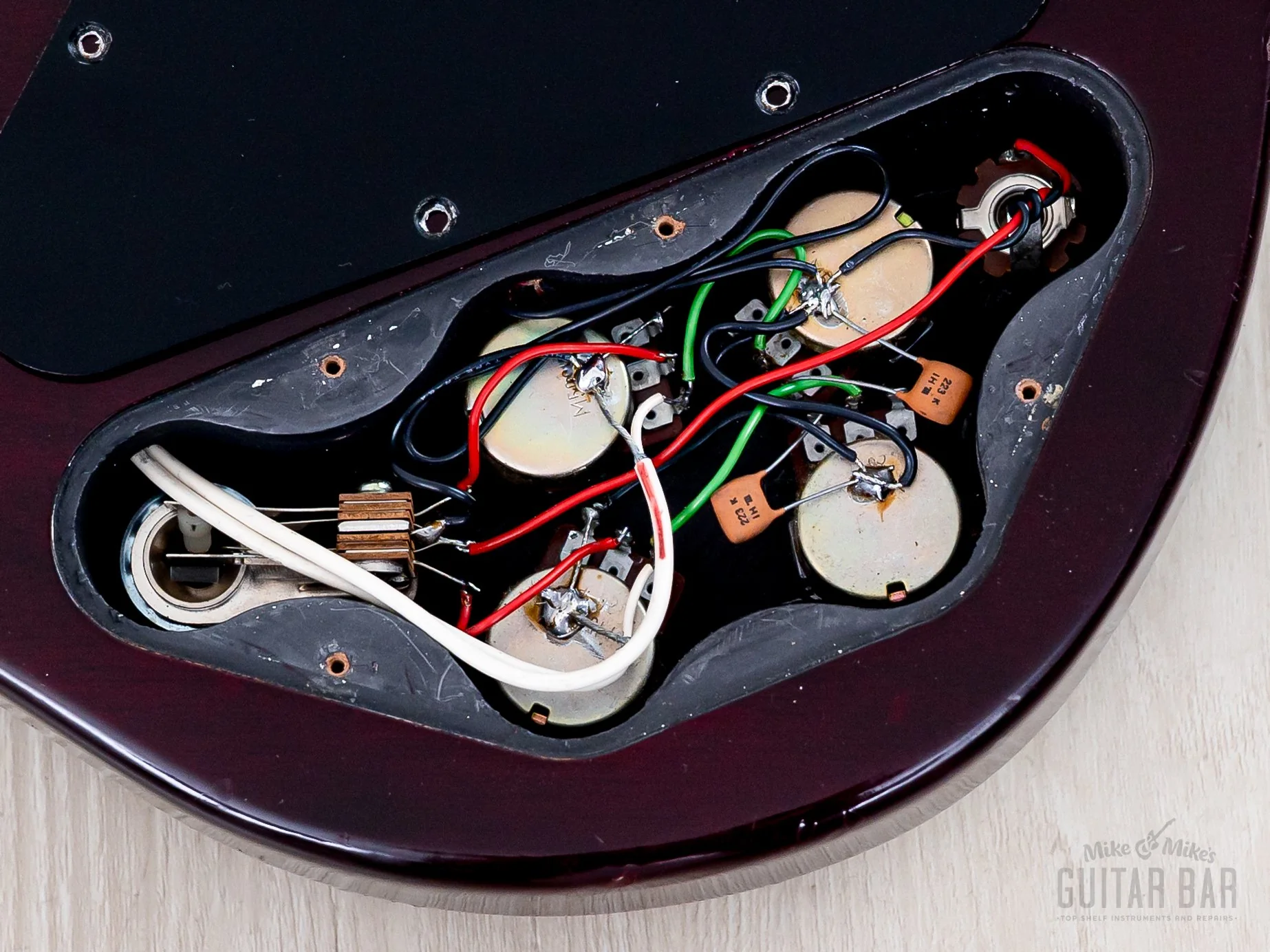 1982 Tokai TSG-50 SG Standard Vintage Electric Guitar Wine Red 100% Original, Japan - Image 15