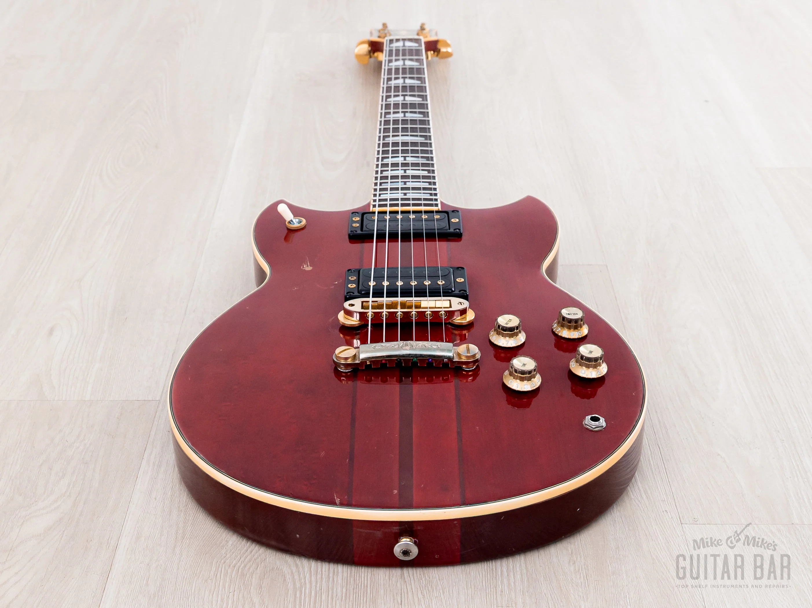 1982 Yamaha SG1500 Vintage Guitar Persimmon Red w/ Case, Japan - Image 10