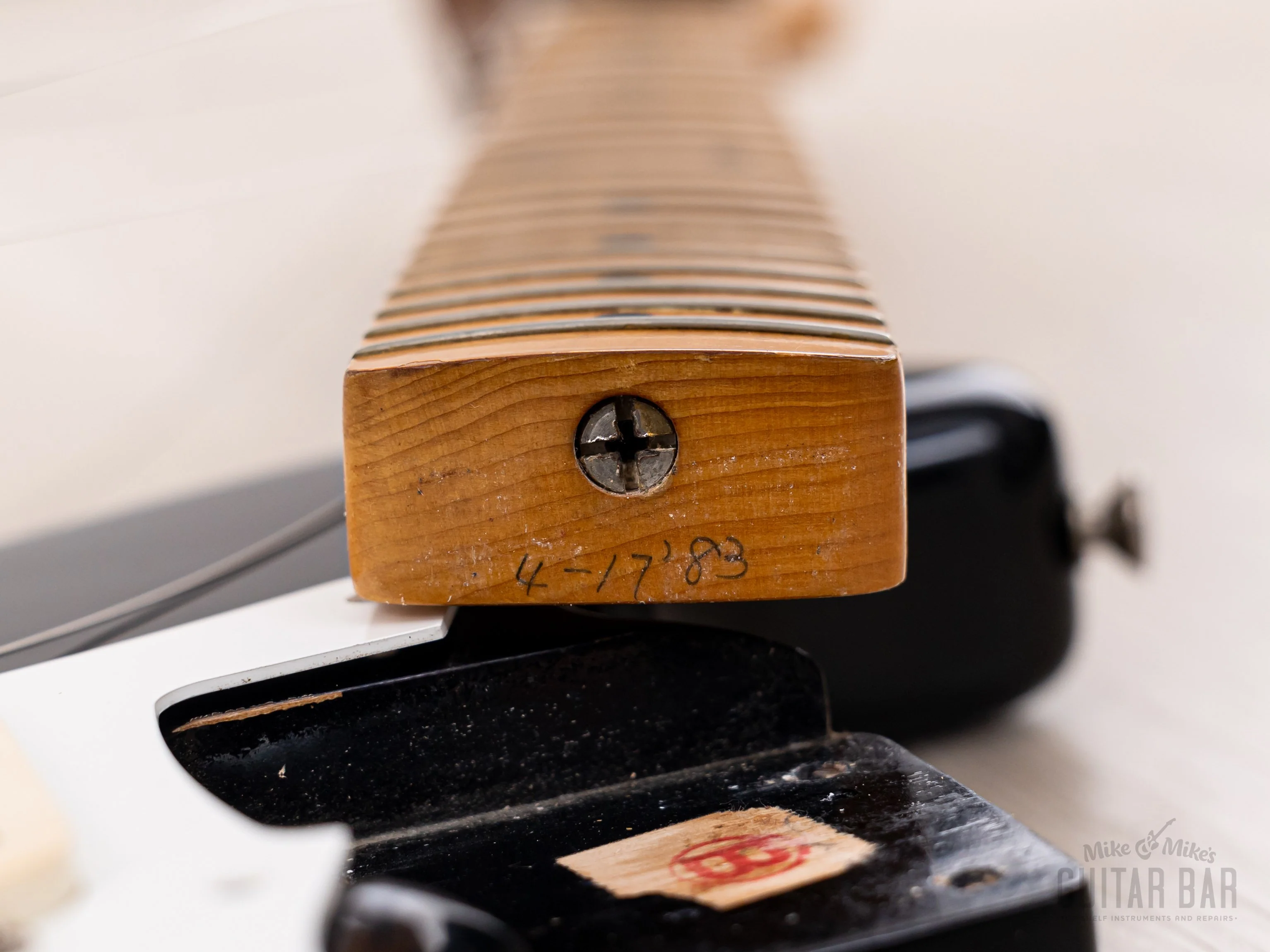 1983 Fender '57 Stratocaster JV ST57-85 Black w/ USA Fullerton Pickups, Japan MIJ Fujigen - Image 17