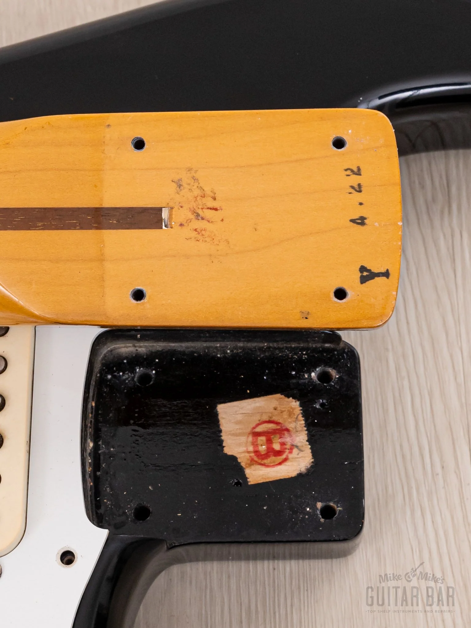 1983 Fender '57 Stratocaster JV ST57-85 Black w/ USA Fullerton Pickups, Japan MIJ Fujigen - Image 18