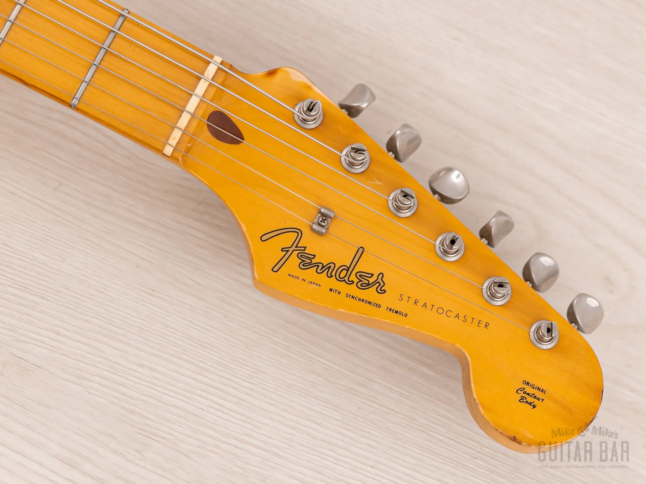 1983 Fender '57 Stratocaster JV ST57-85 Black w/ USA Fullerton Pickups, Japan MIJ Fujigen - Image 4