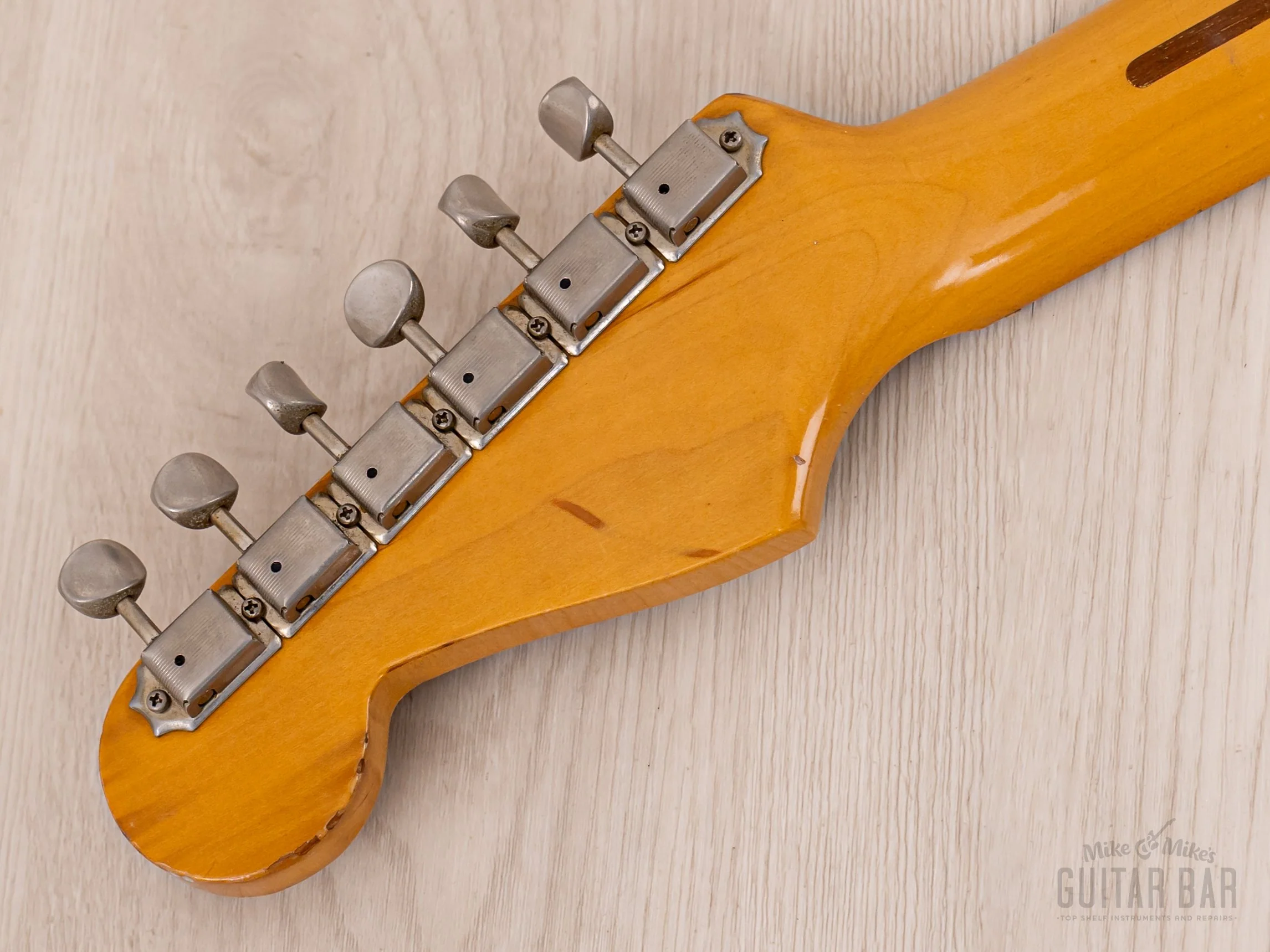 1983 Fender '57 Stratocaster JV ST57-85 Black w/ USA Fullerton Pickups, Japan MIJ Fujigen - Image 5