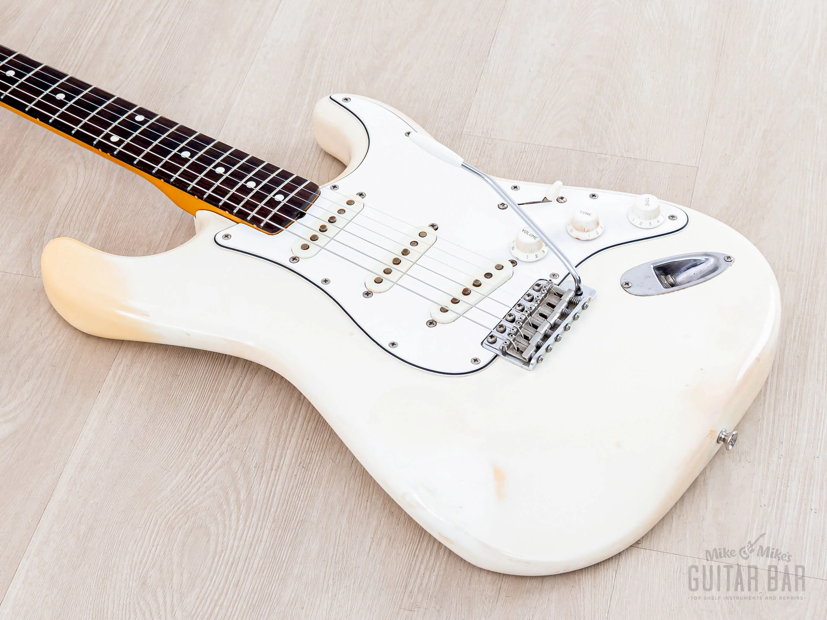 1983 Fender '62 Stratocaster JV ST62-85 Olympic White w/ USA Fullerton Pickups, Japan MIJ Fujigen - Image 10